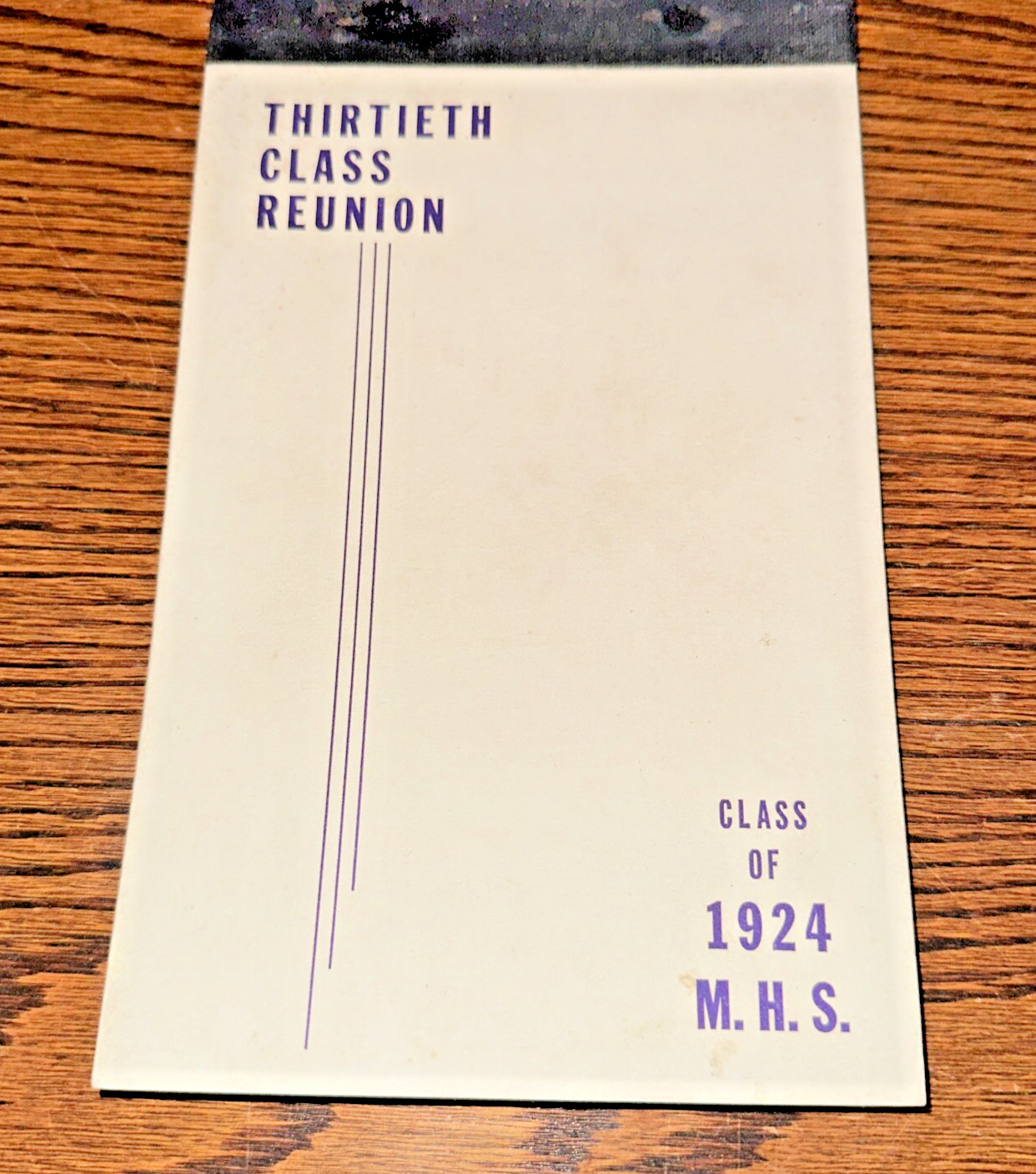 Class Of 1924 M.H.S Thirtieth Class Reunion Muncie , IN History Of Members