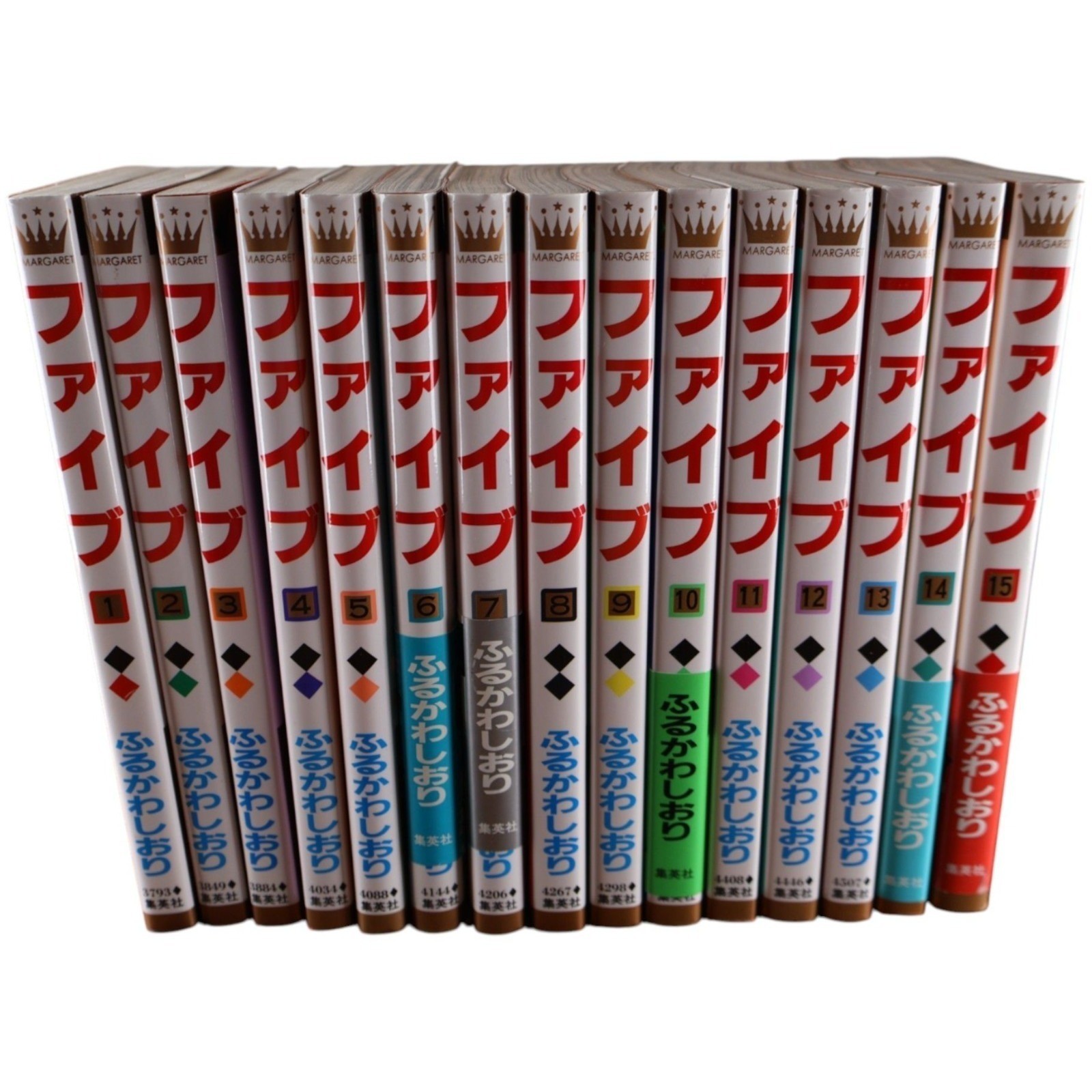 Shueisha FIVE Manga Vol 1-15 Complete Set Shiori Furukawa Japanese OBI
