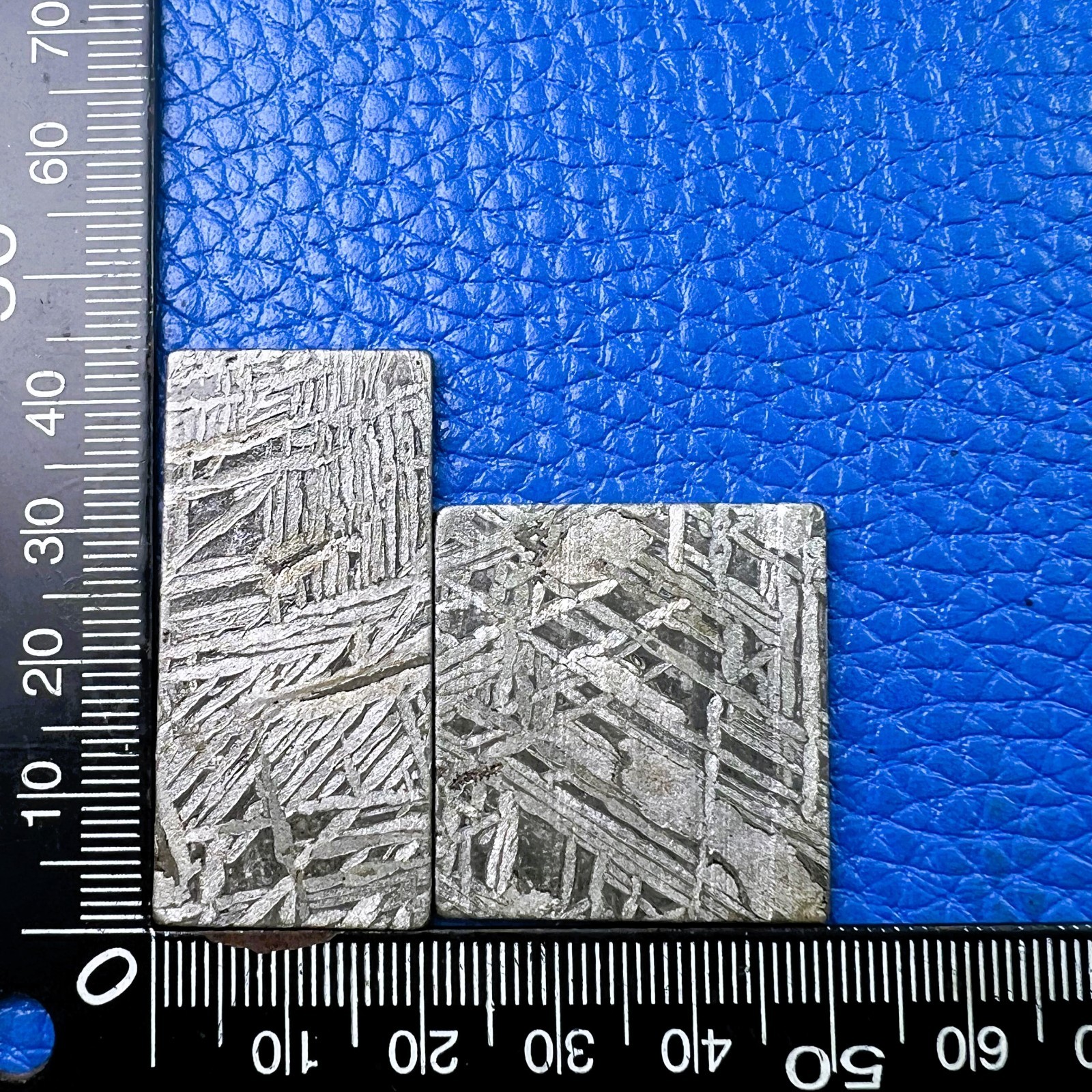 2pcs 26.6g Aletai iron meteorite pendant specimen slab for DIY LX186