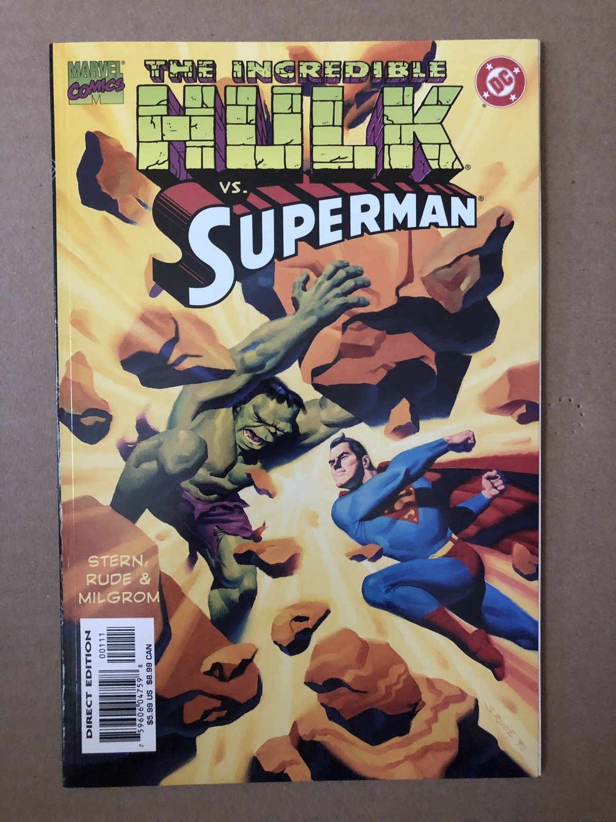 Incredible Hulk vs Superman #1 (1999) Roger Stern Steve Rude DC Marvel - NM Incredible Hulk vs Superman #1 (1999) Roger Stern Steve Rude DC Marvel - NM