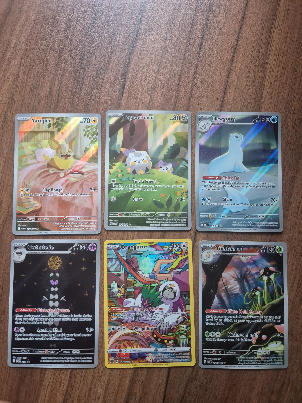 Pokémon TCG Ingles bulk 6 cards full art, NM or better
