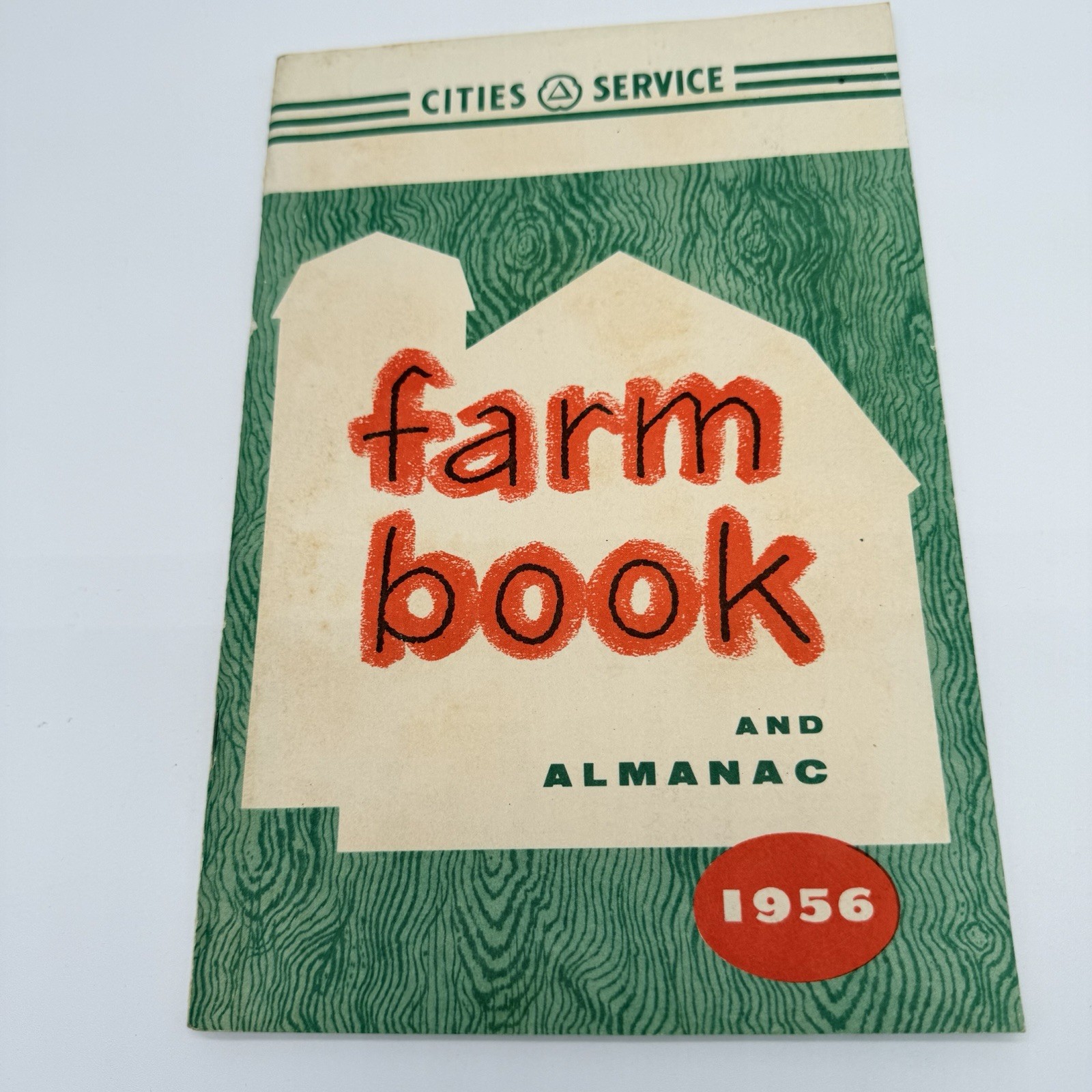 Vtg 1956 Farm Book & Almanac - Cities Service - 50s Tractor Gas Oil Agriculture Vtg 1956 Farm Book & Almanac - Cities Service - 50s Tractor Gas Oil Agriculture