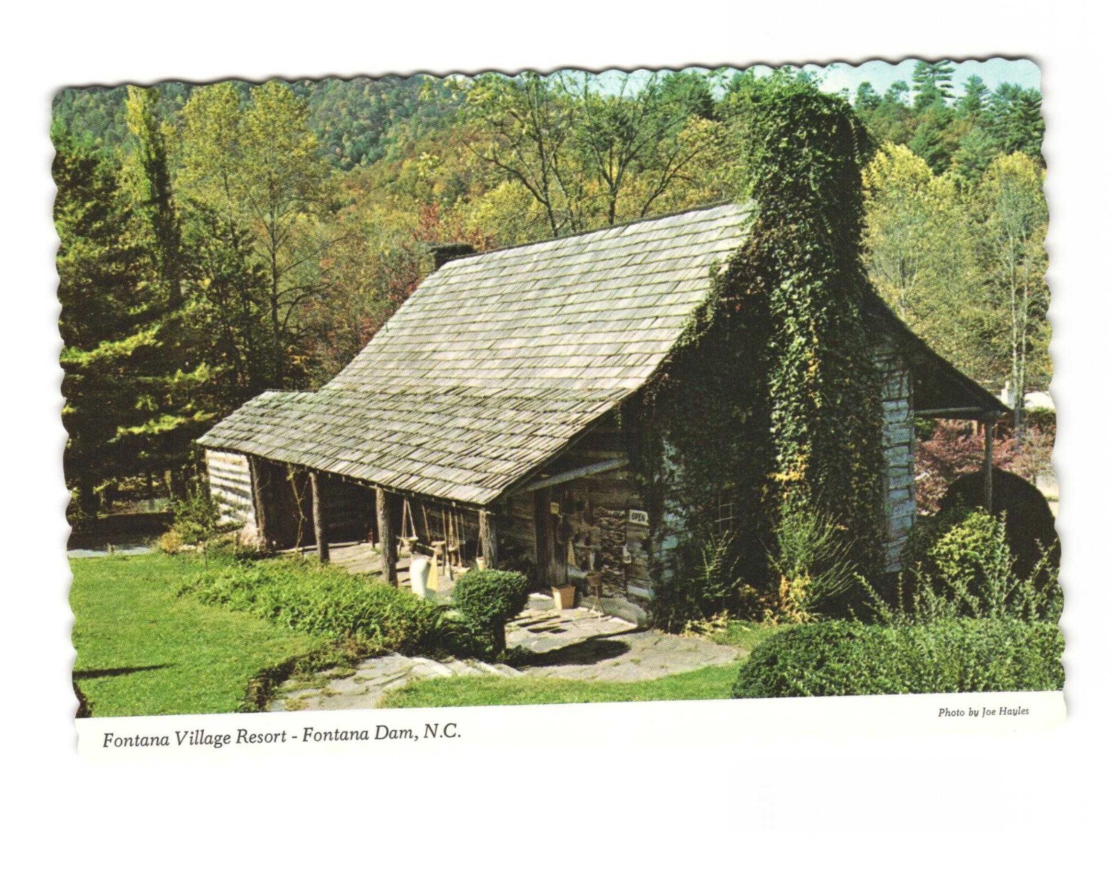 Fontana Village Resort Fontana Dam NC Vintage postcard unposted