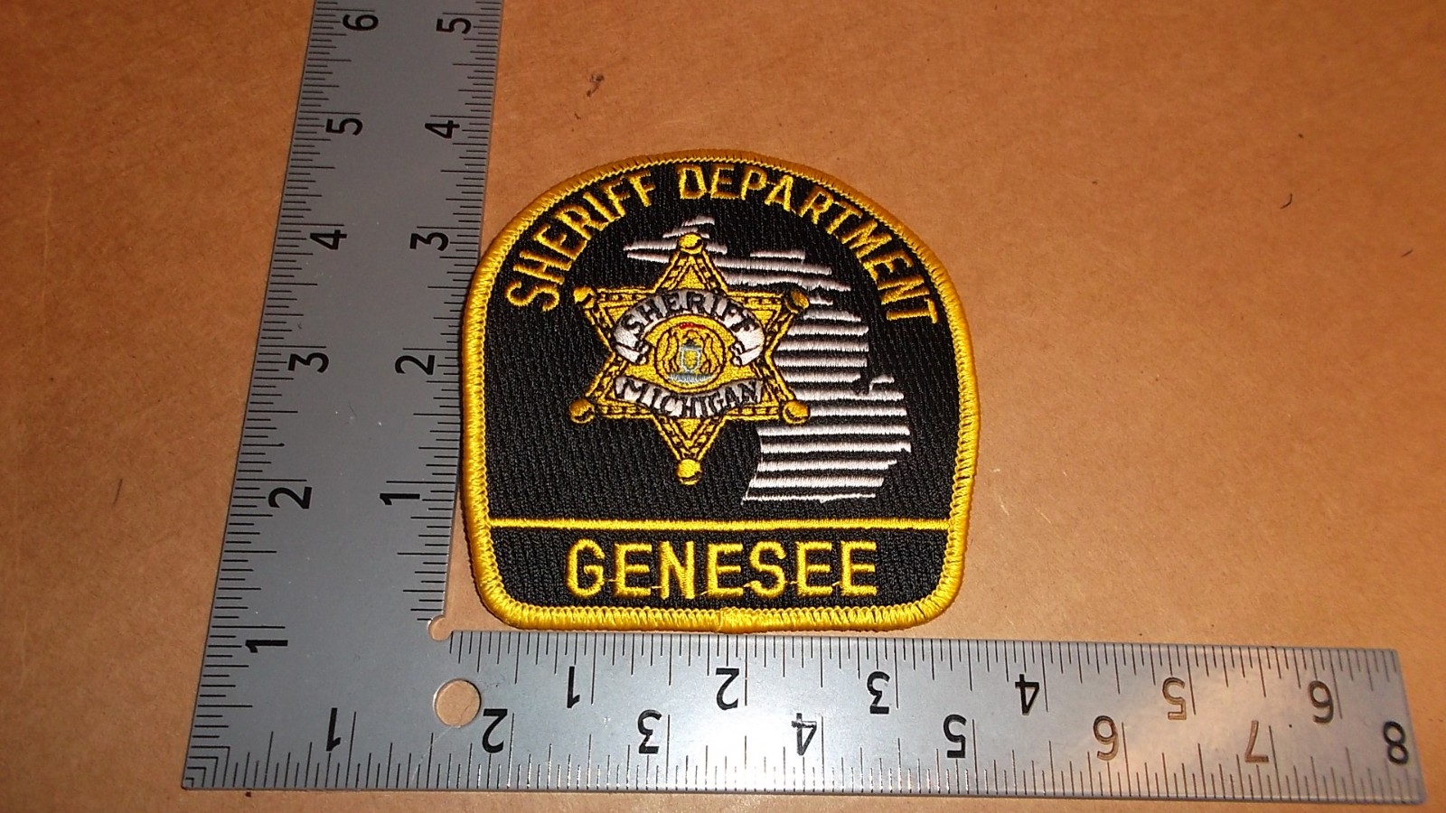 Genesee County Sheriff Department Police Patch~Michigan~MI~Brand New~Mich~