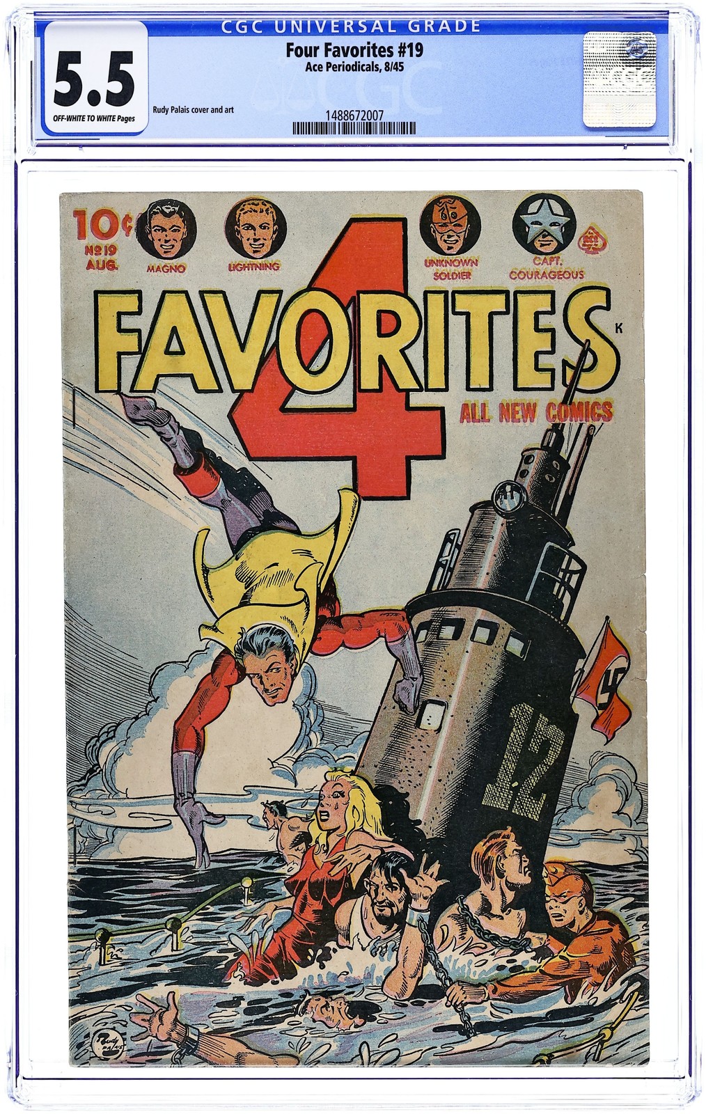 Four Favorites #19 CGC 5.5 1945 1488672007