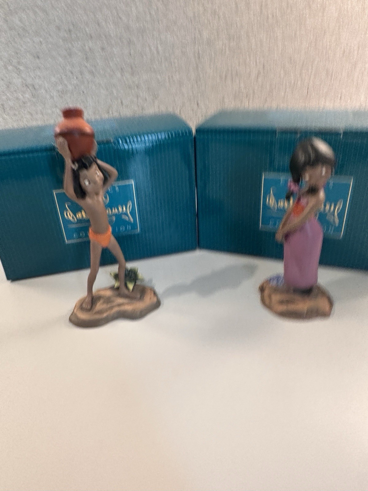 Disney WDCC The Jungle Book Mowgli And Village Girl 