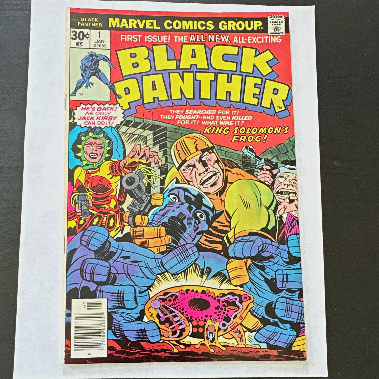 Marvel Comics Black Panther #1 (1977) Jack Kirby Bronze Age First Issue