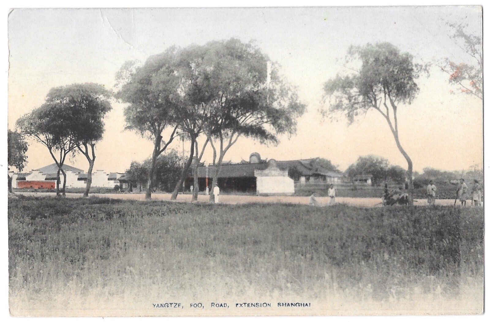 C.1910 CHINA, SHANGHAI EXTENSION, YANGTZE, POO, ROAD, T. KISHIDA Postcard P5 C.1910 CHINA, SHANGHAI EXTENSION, YANGTZE, POO, ROAD, T. KISHIDA Postcard P5