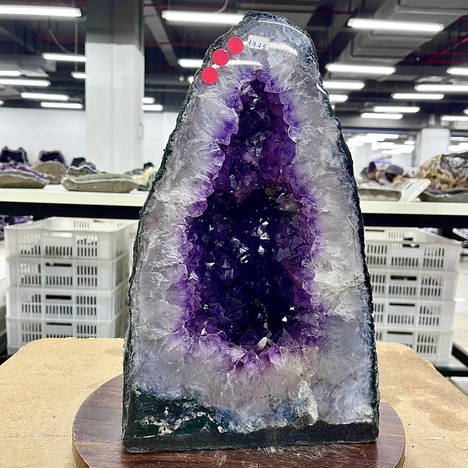 31.19B   Natural high-quality amethyst cave quartz cluster crystal sample