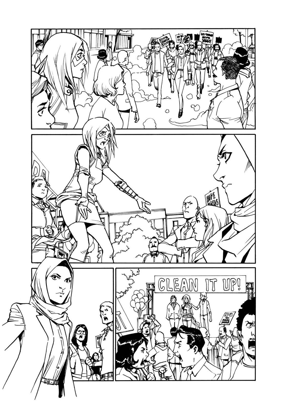 Ms. Marvel Original Art Takeshi Miyazawa