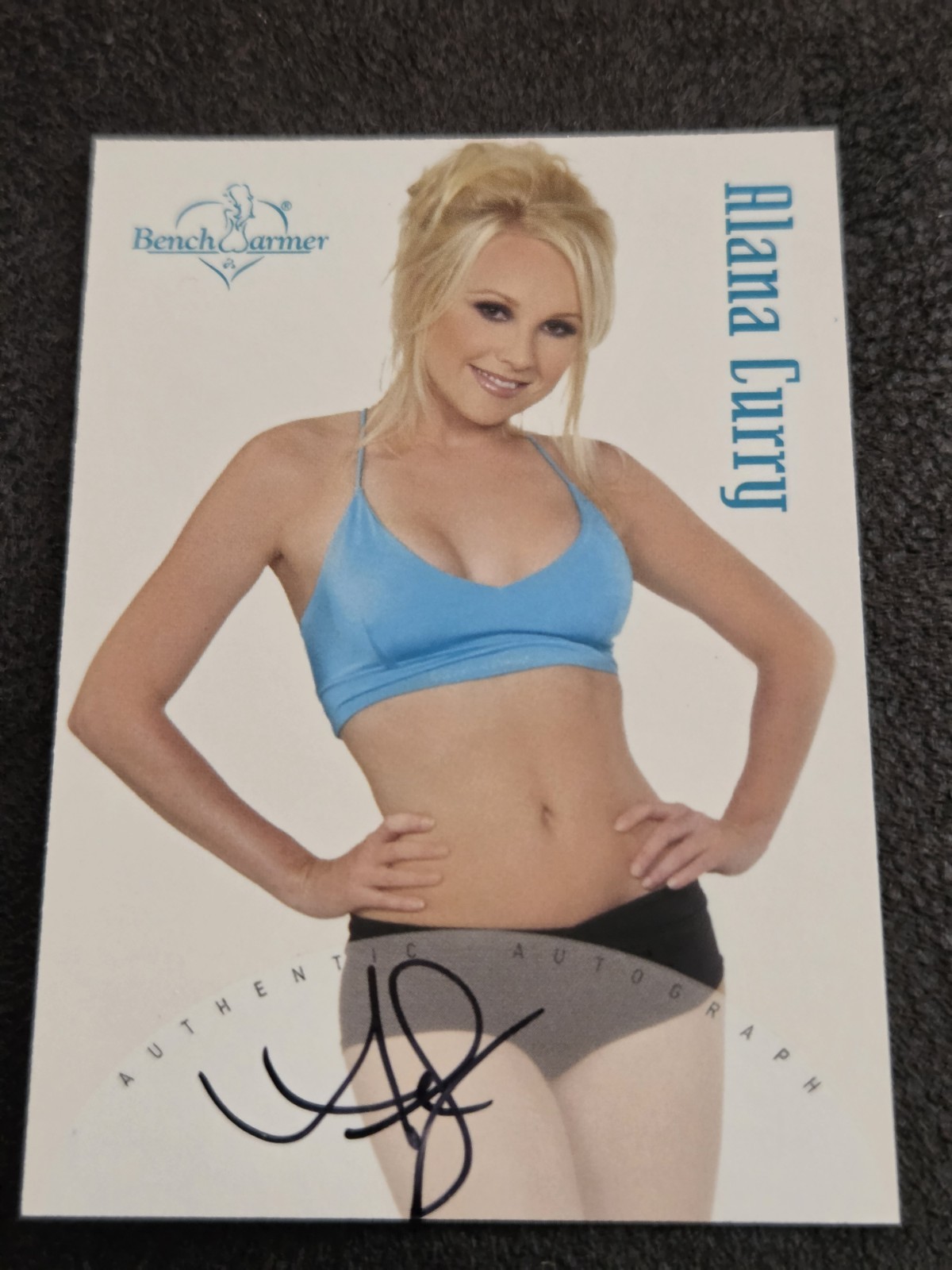 2004 Bench Warmer Alana Curry Auto Autograph #19