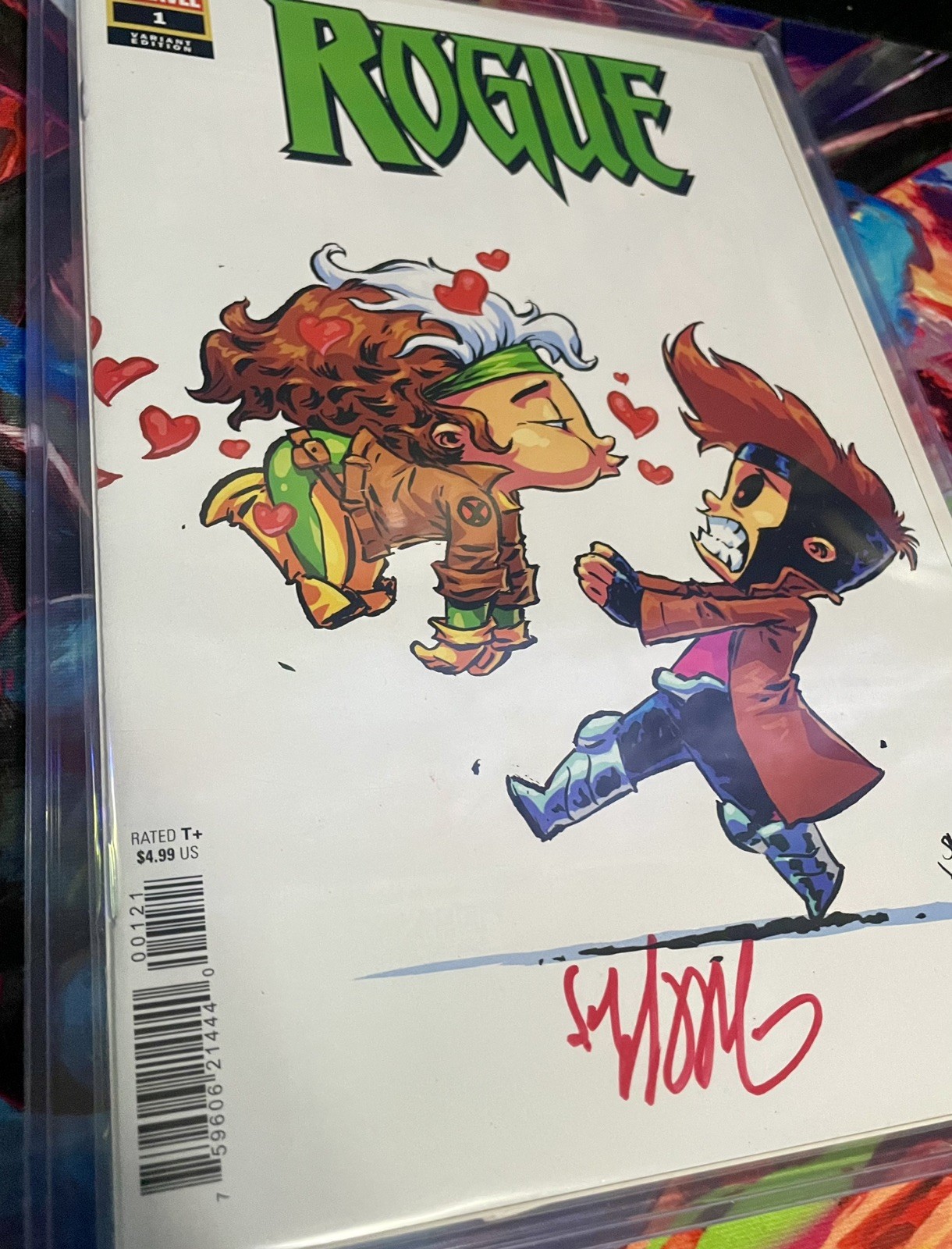 Marvel Rogue #1 Skottie Young Variant Cover Signed by Skottie Young With COA