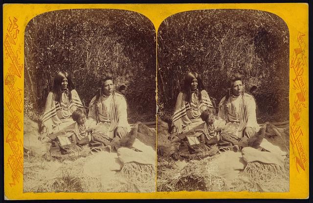 Photo:Sai-ar Family Uintah Ute 1874 Stereograph John Hillers