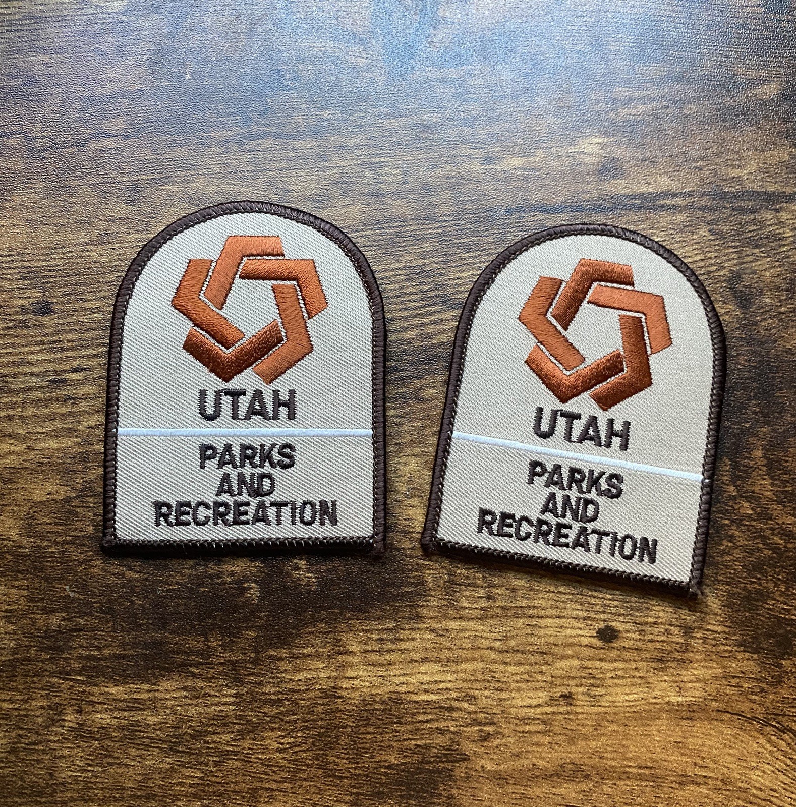 Lot of 2 Vintage Utah Parks and Recreation Patch 