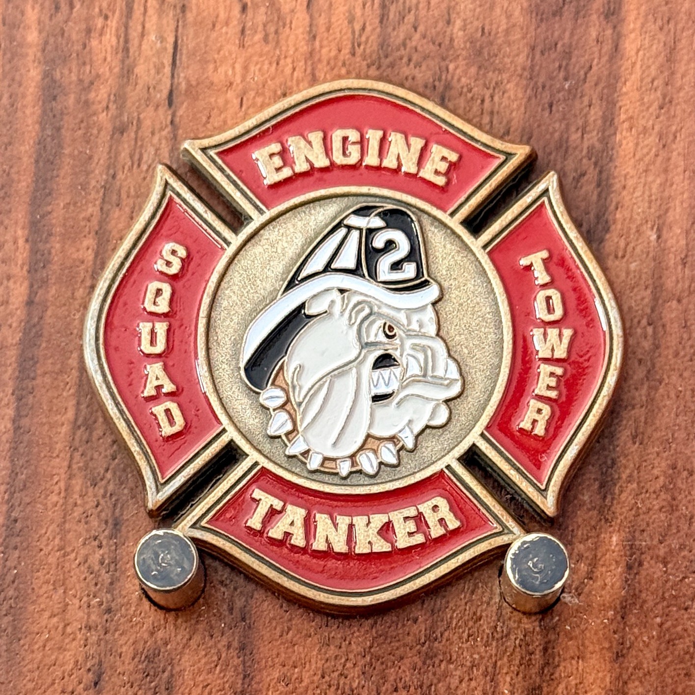 Prince Frederick VFD Calvert County MD Maltese Cross Challenge Coin  W#26