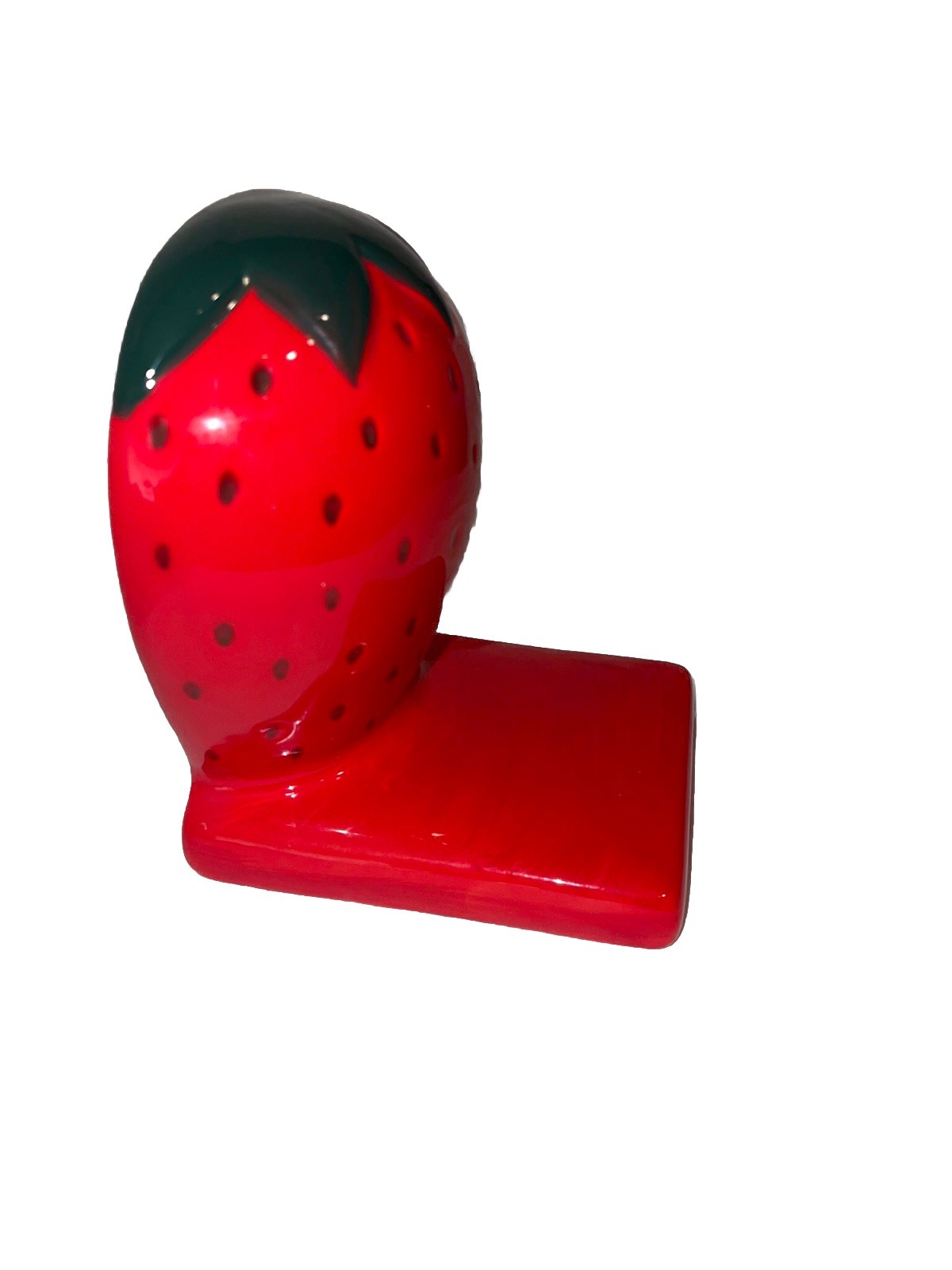 Vintage nice Strawberry Ceramic Book End/Figurine 