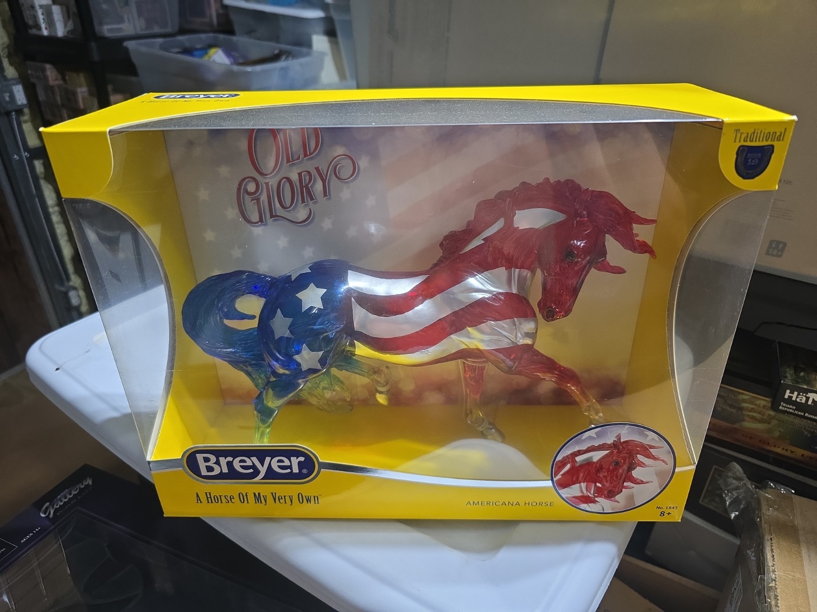 Breyer Horse 2021 Espirit Mold OLD GLORY Red White & Blue - model 1845 - NIB