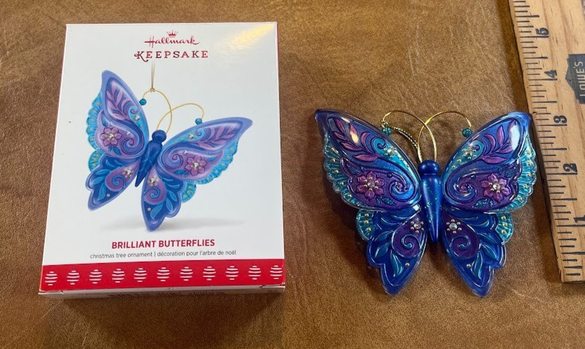 2017 Hallmark BRILLIANT BUTTERFLIES Ornament : 1st in the Brilliant Butterfly 2017 Hallmark BRILLIANT BUTTERFLIES Ornament : 1st in the Brilliant Butterfly