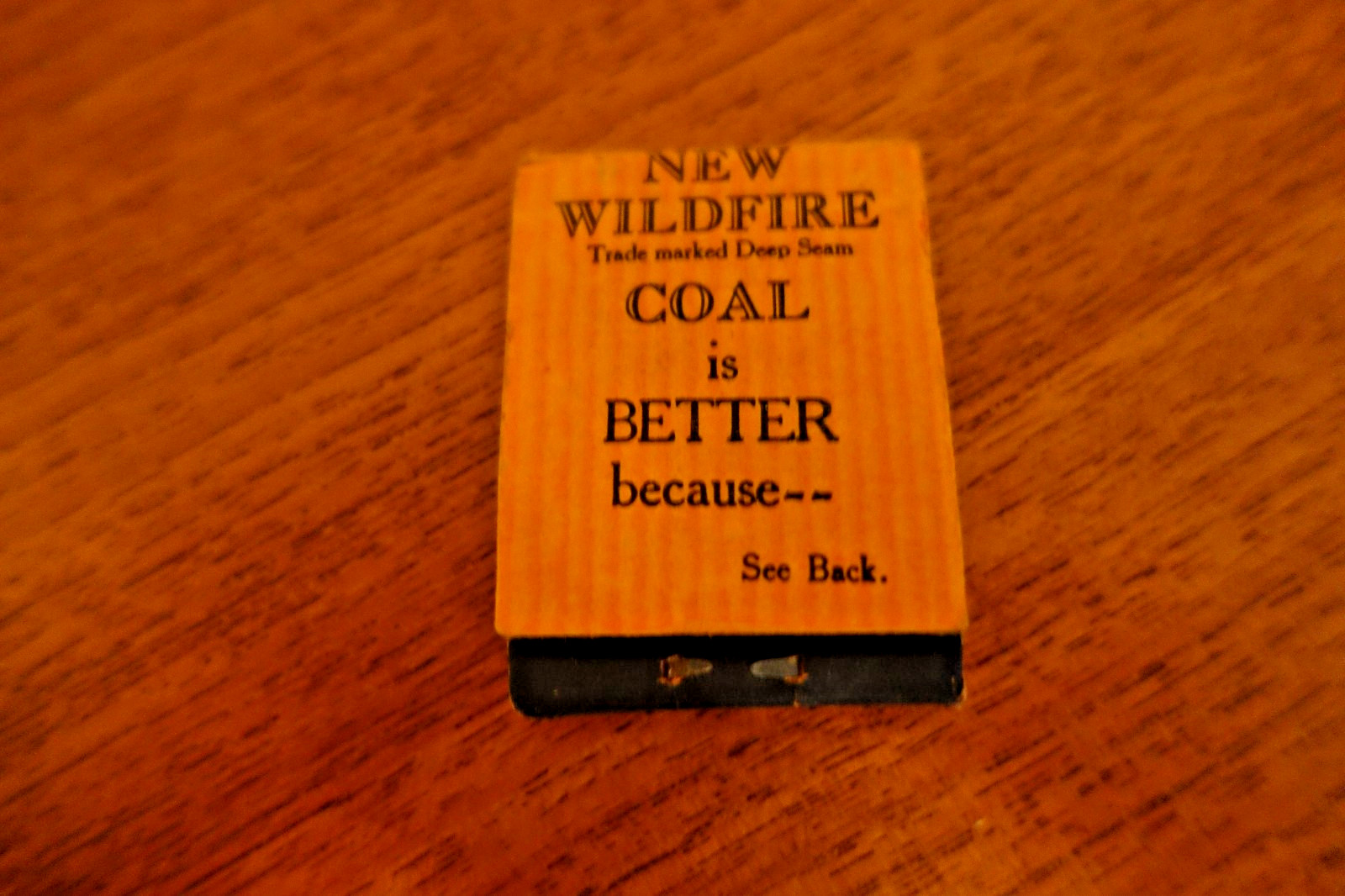 Rare 1930\'s Vintage S. S. Adams Co. Novelty Matchbook