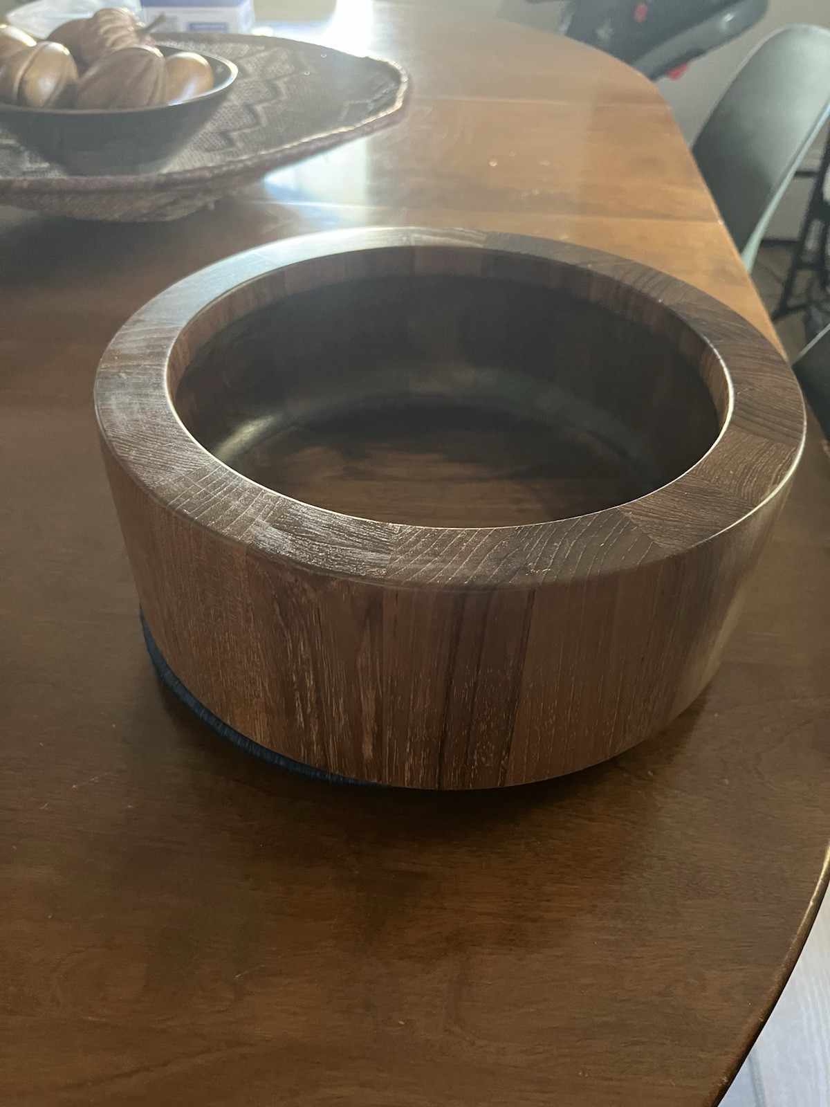 Vintage Dansk IHQ Denmark Staved Teak 11.5 Salad Bowl Jens Quistgaard MidCentury Vintage Dansk IHQ Denmark Staved Teak 11.5 Salad Bowl Jens Quistgaard MidCentury