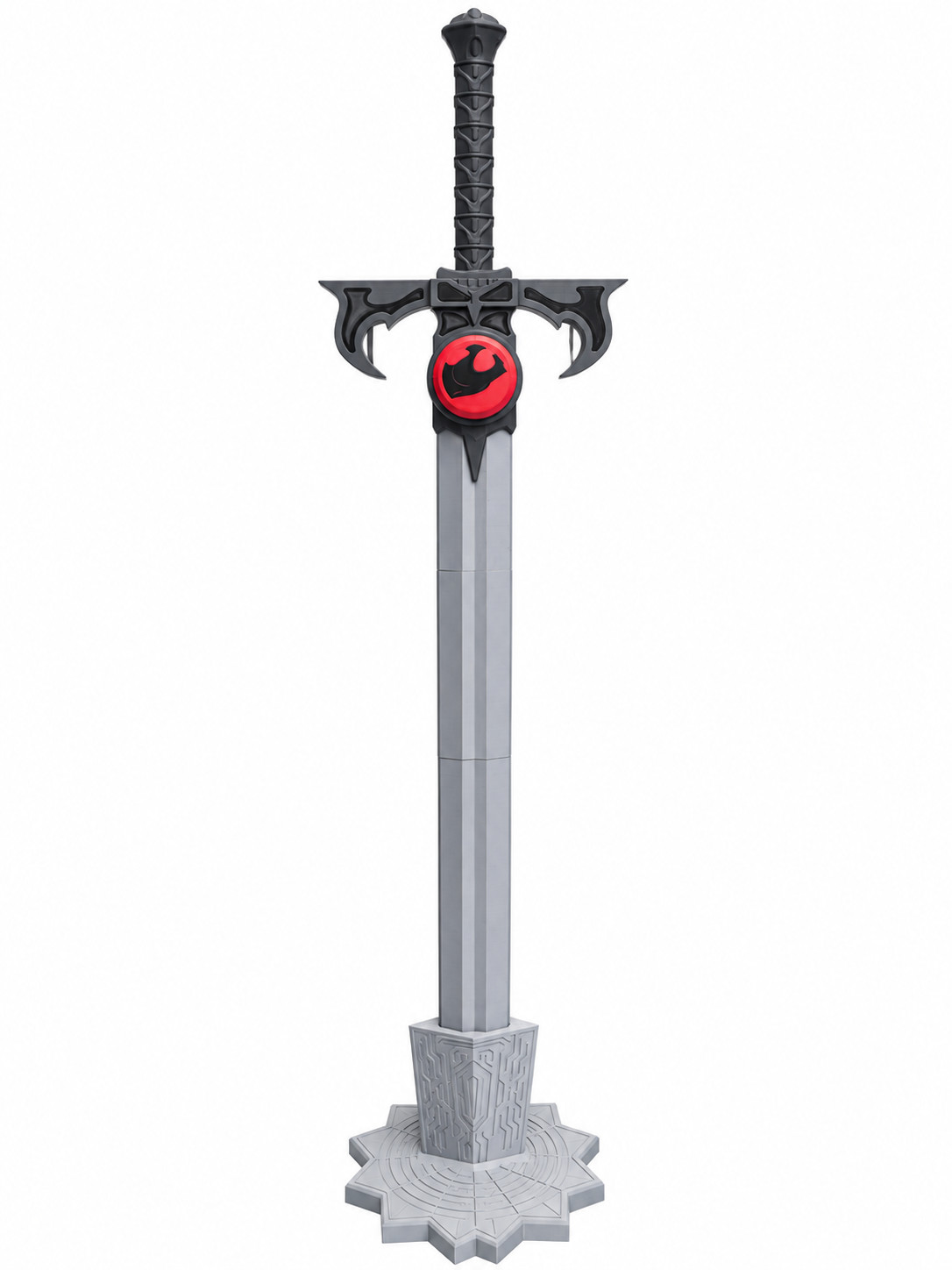ThunderCats Sword of Omens 3D Printed Display Prop w/ Floor Stand ThunderCats Sword of Omens 3D Printed Display Prop w/ Floor Stand