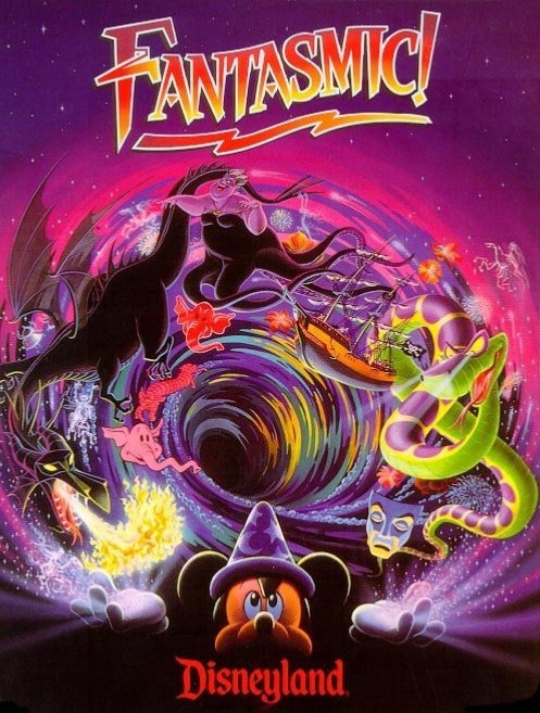 Disneyland “Fantasmic” 1992 Park Attraction Poster Vintage Sealed SKU 0100-46107