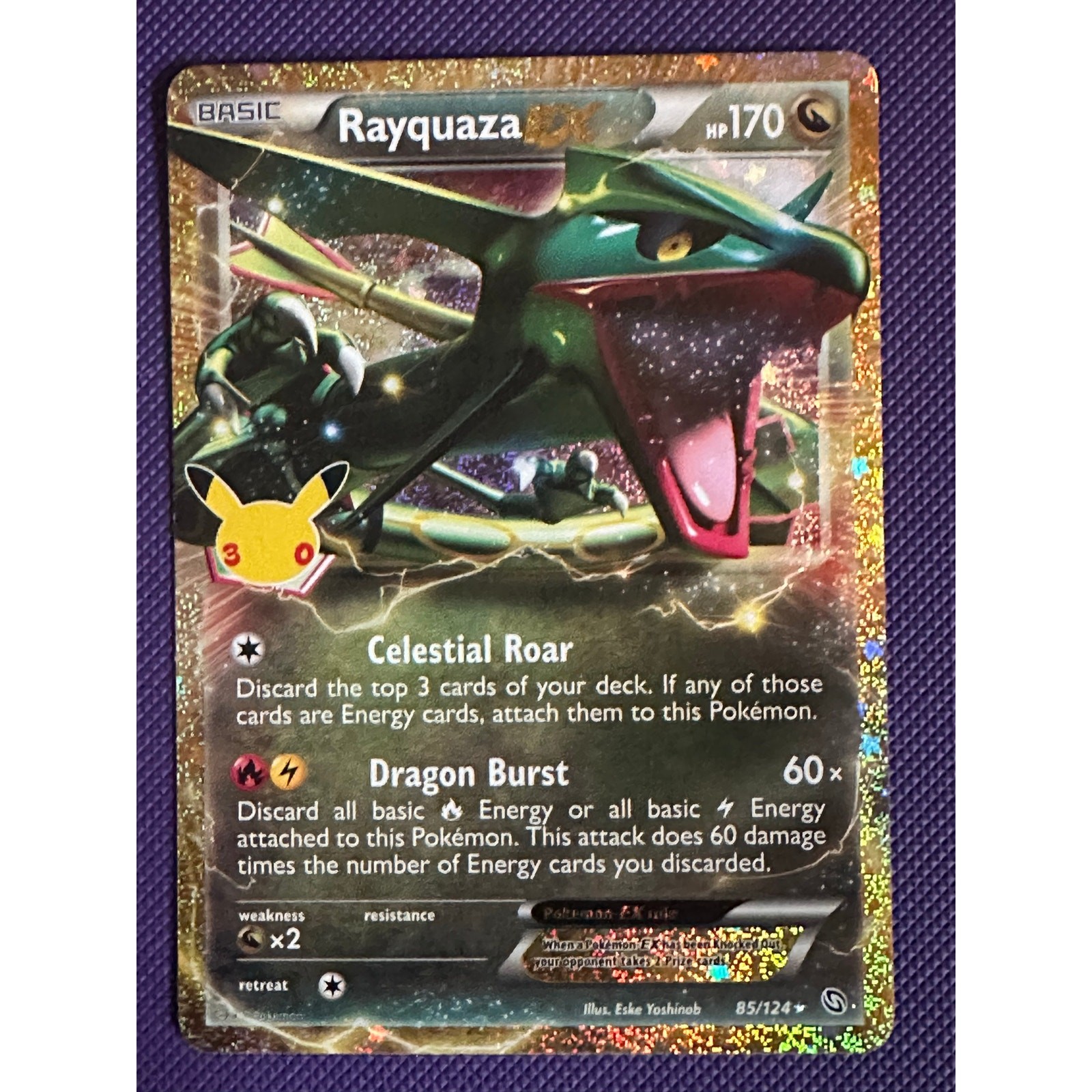 Rayquaza ex 5 Classic Collection 30 Celebration