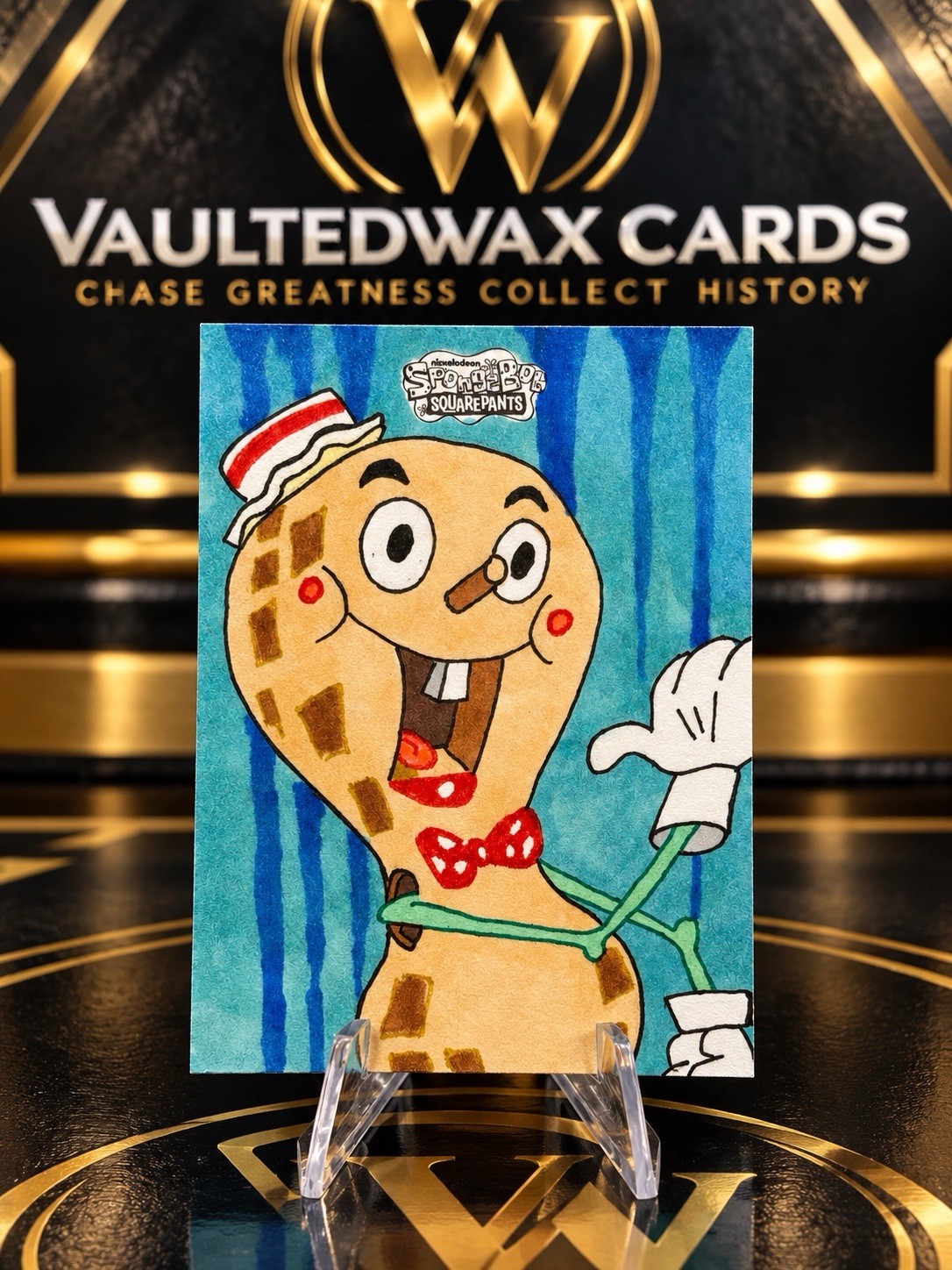 2025 Topps Chrome Spongebob Goofy Goober  1/1 Sketch Card Sir Edmund Duke Auto
