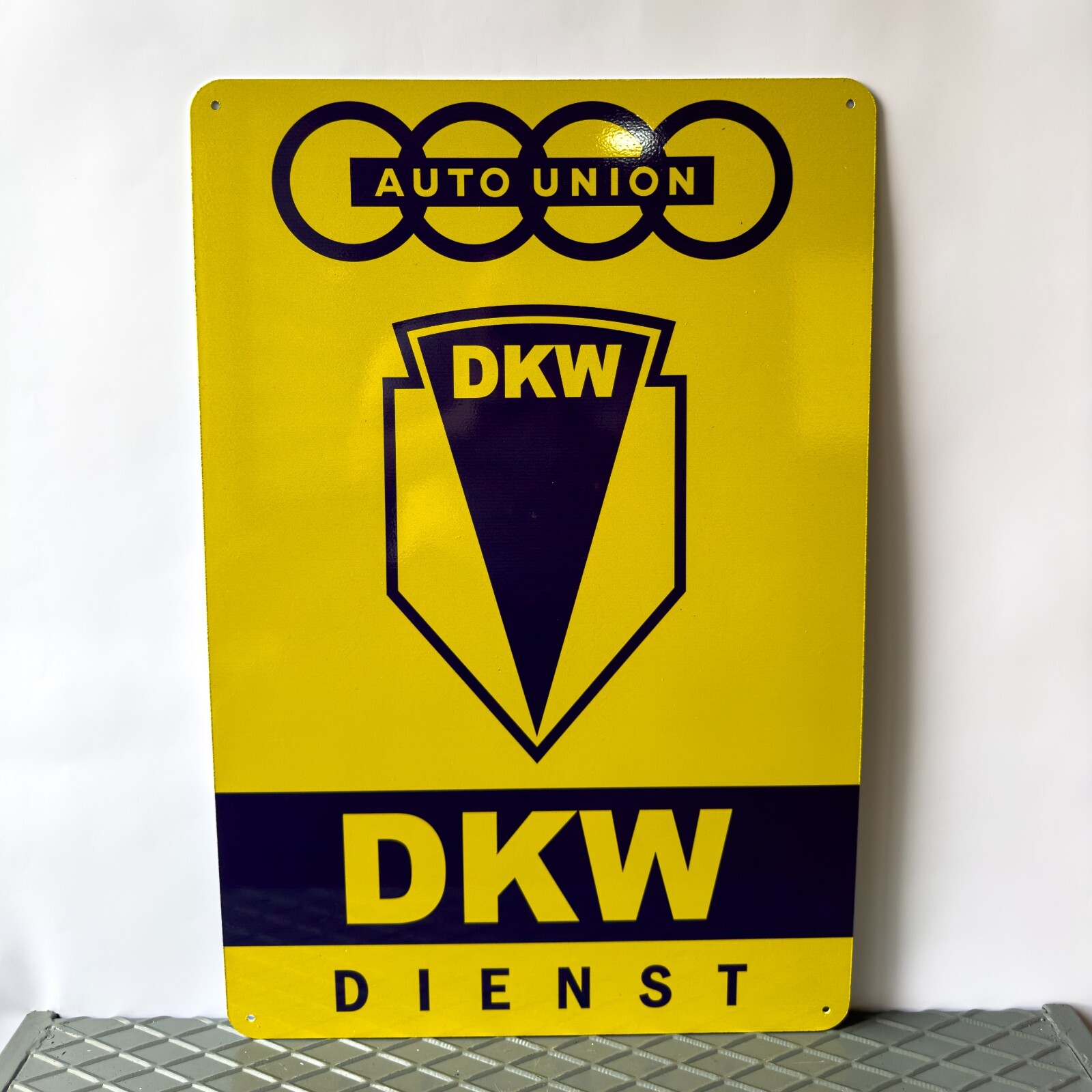 High Qulity Vintage DKW Auto Union Service Heavy Metal SignXXL 24\
