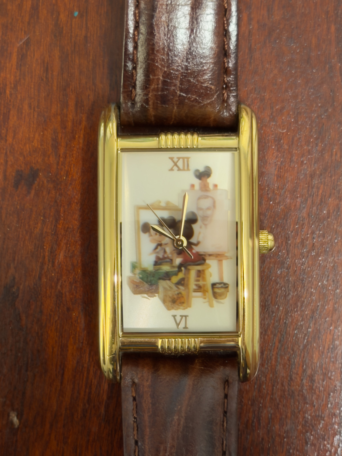 Disney's Mickey Mouse Self Portrait Watch W/Jewelry Box & Metal COA 14/5000 Disney's Mickey Mouse Self Portrait Watch W/Jewelry Box & Metal COA 14/5000