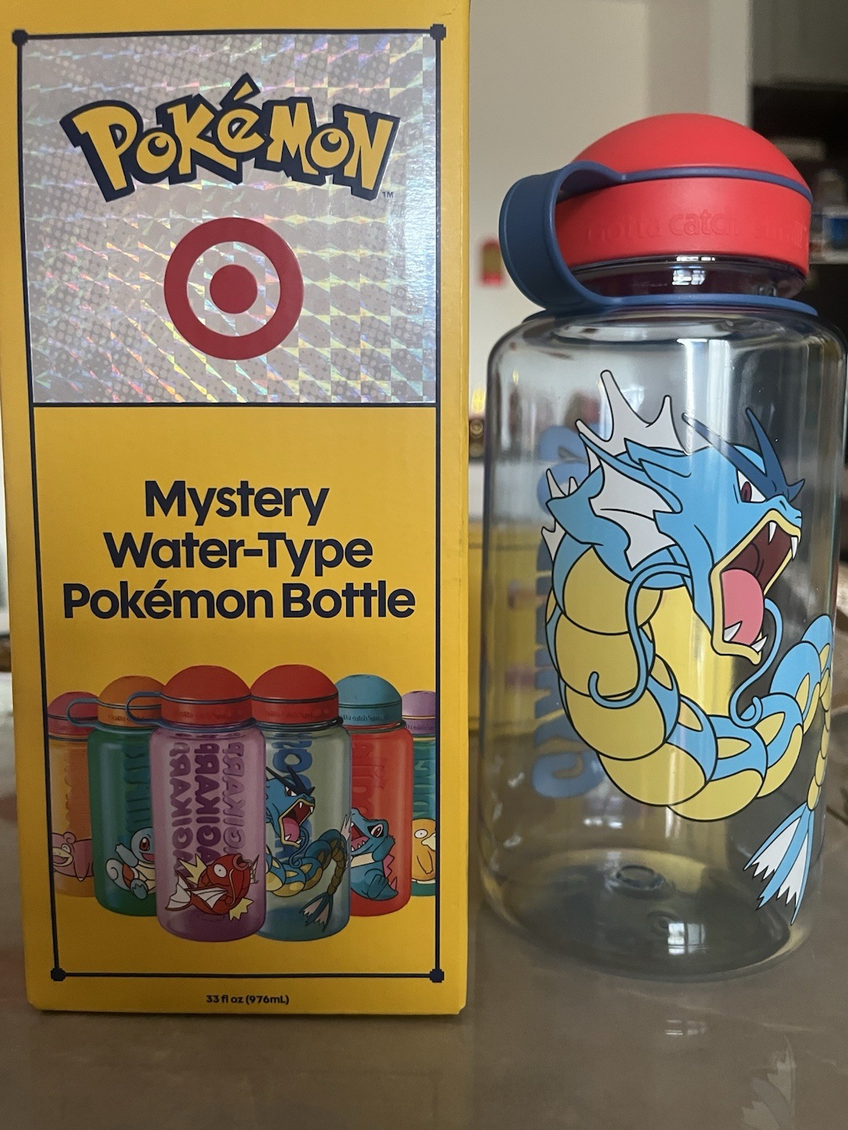 Gyarados Pokemon X Target Pokemon Water Bottle 30th Anniversary Same Day Ship