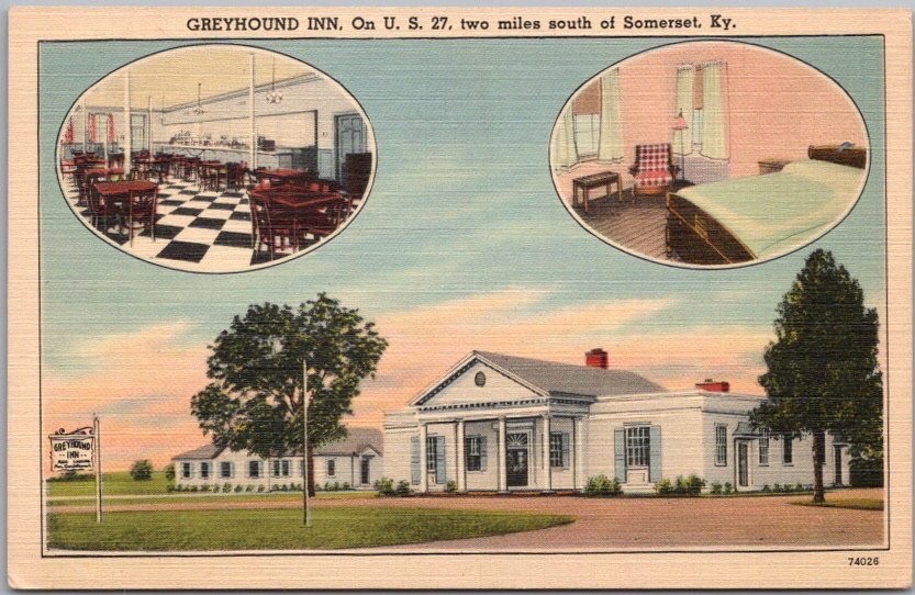 Vintage 1950s SOMERSET, Kentucky Postcard \