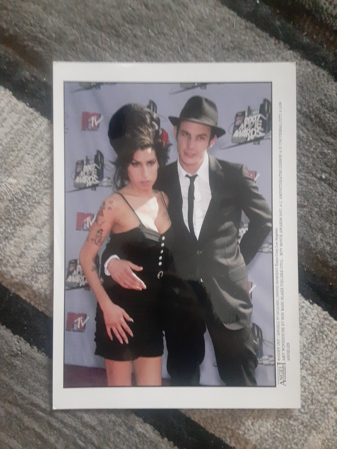 Amy Winehouse Rare Press Photo 8.25x11.75in Approx.  From France