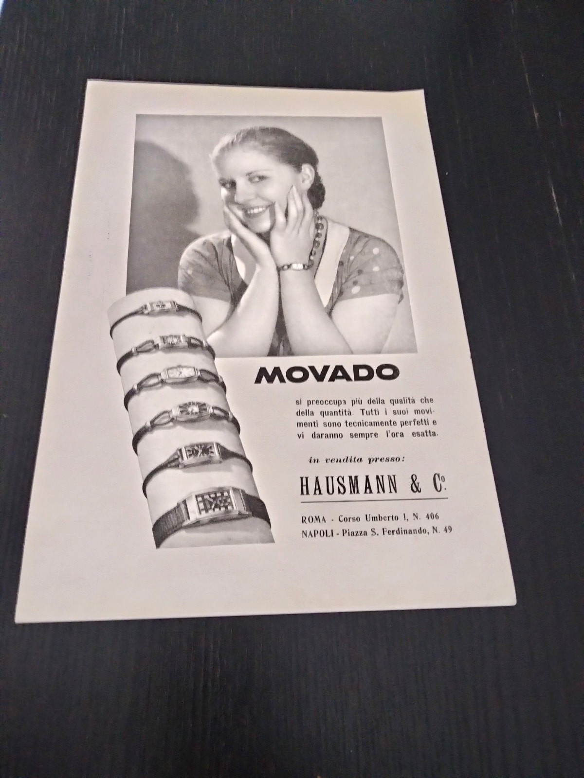 1933 MOVADO MODELS VARIOUS WATCH ERA