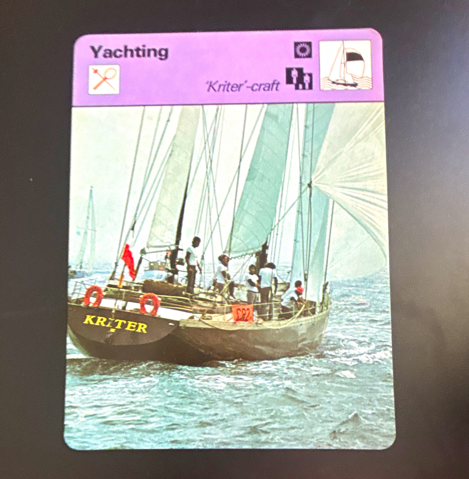 Edito-Service S.A. 1979 Yachting Kriter-craft Kriter Base Set Non-Sport Card