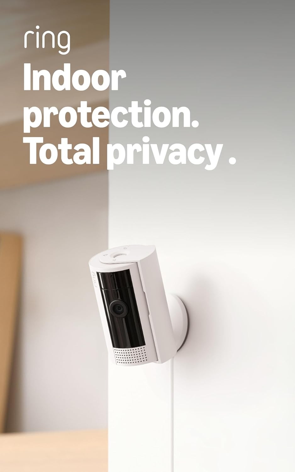 Ring Indoor Cam, Home or business security in 1080p HD video, White Ring Indoor Cam, Home or business security in 1080p HD video, White
