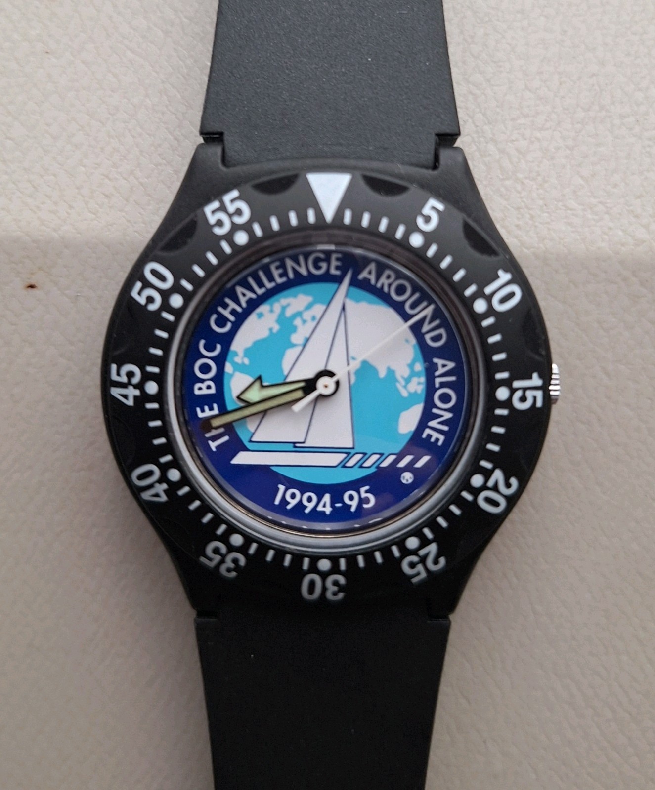 Vintage Promotional Watch Good Working Condition 1994/95 BOC World Yacht Race Vintage Promotional Watch Good Working Condition 1994/95 BOC World Yacht Race