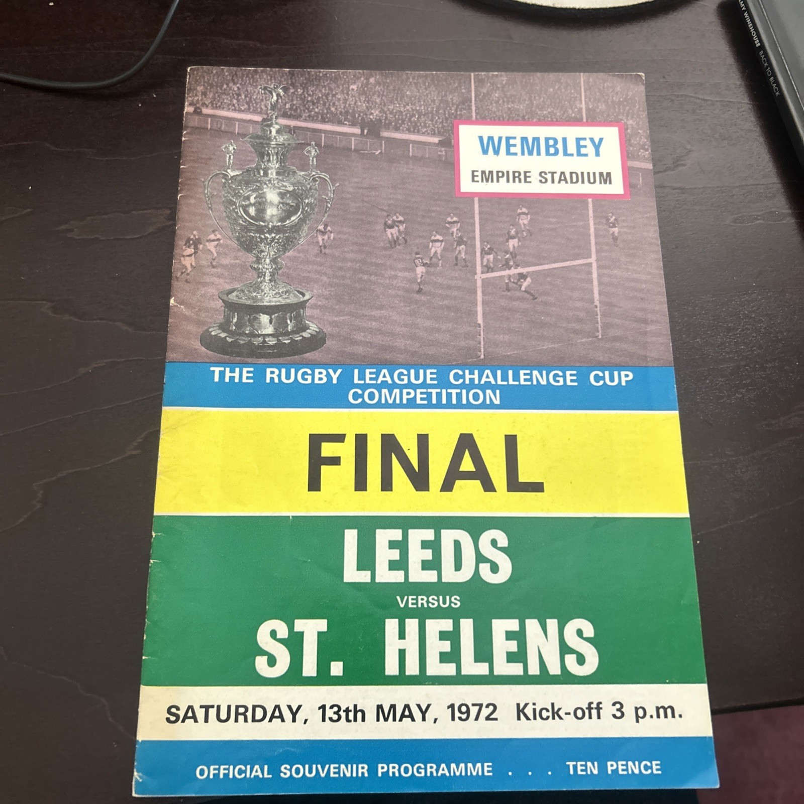 Leeds v St Helens Wembley Sat 13th May 1972 Programme