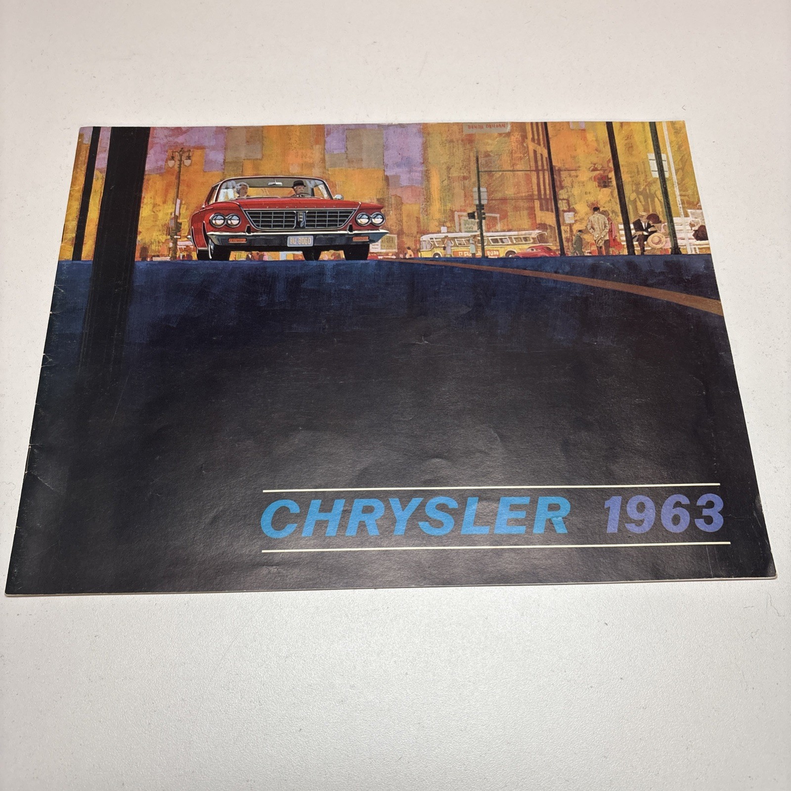 Original 1963 Chrysler Full Size Deluxe Sales Brochure 300 New Yorker Newport