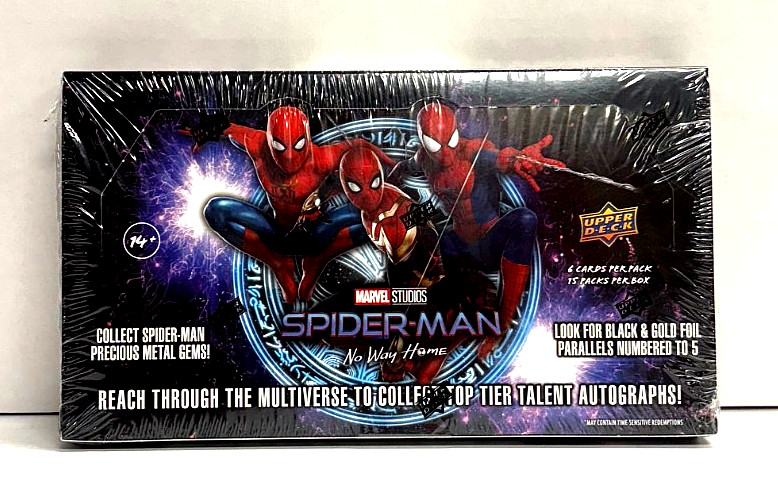 2023 Upper Deck Marvel Studio Spiderman No Way Home Factory Sealed Hobby Box 2023 Upper Deck Marvel Studio Spiderman No Way Home Factory Sealed Hobby Box