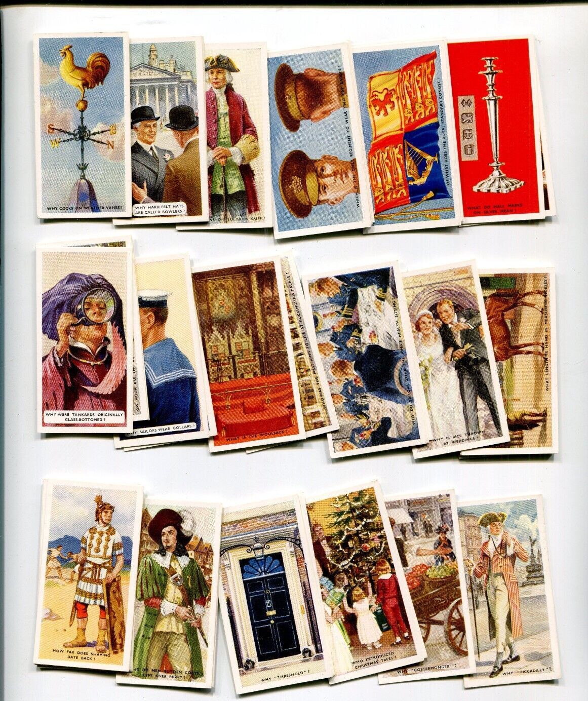 1939 CARRERAS LTD CIGARETTES DO YOU KNOW? 50 DIFFERENT TOBACCO CARD SET