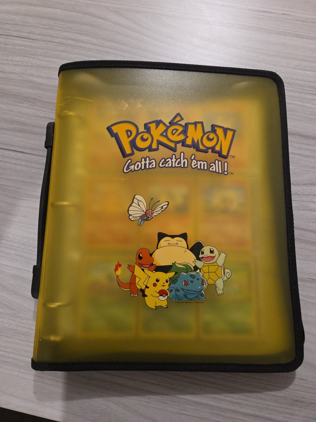Pokemon Vintage 3-Ring Binder/Folder Gotta Catch \'Em All (Binder Only, No Cards)