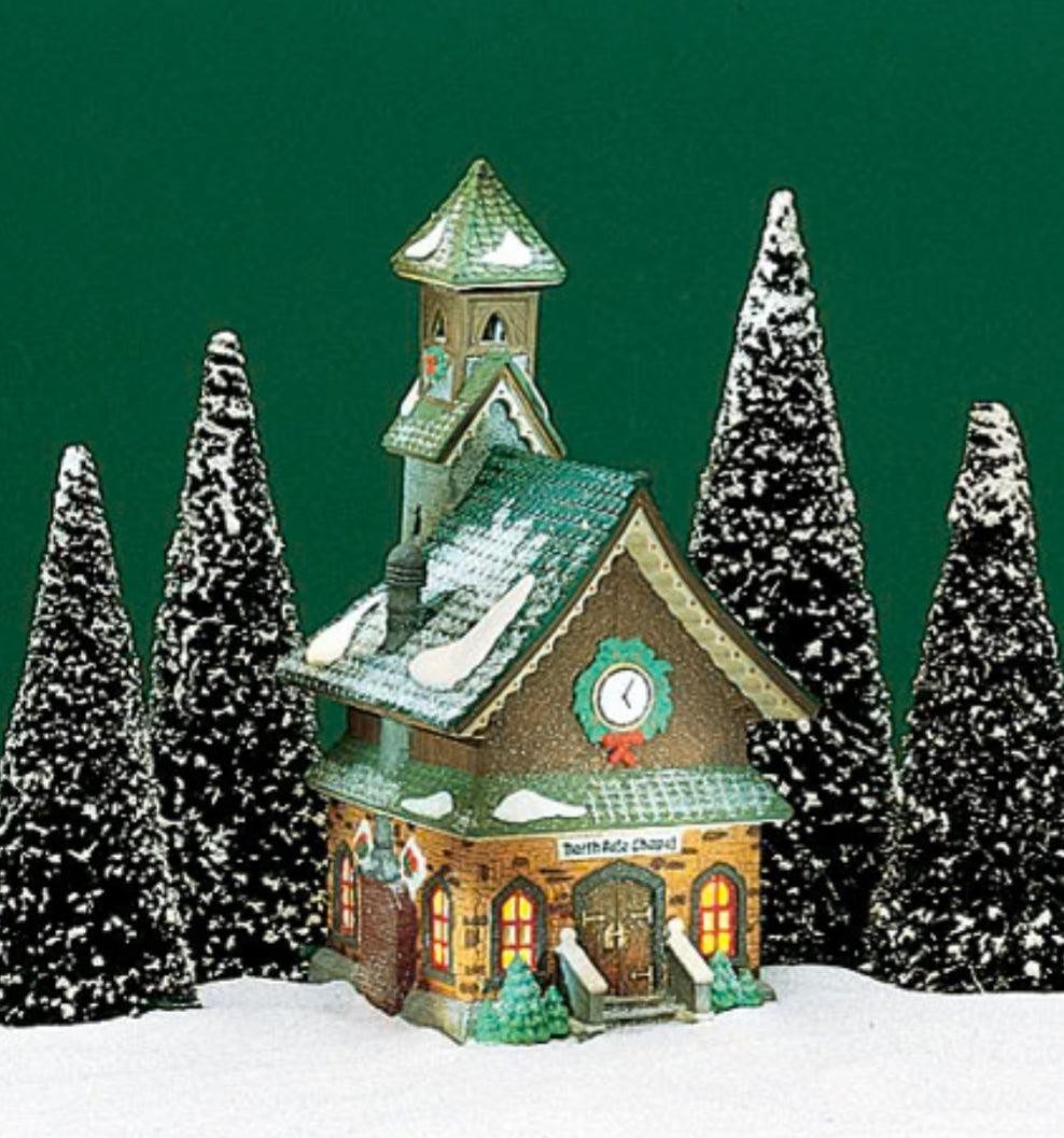 1993 Vintage Dept 56 NORTH POLE SERIES-North Pole Chapel Christmas Holiday   476