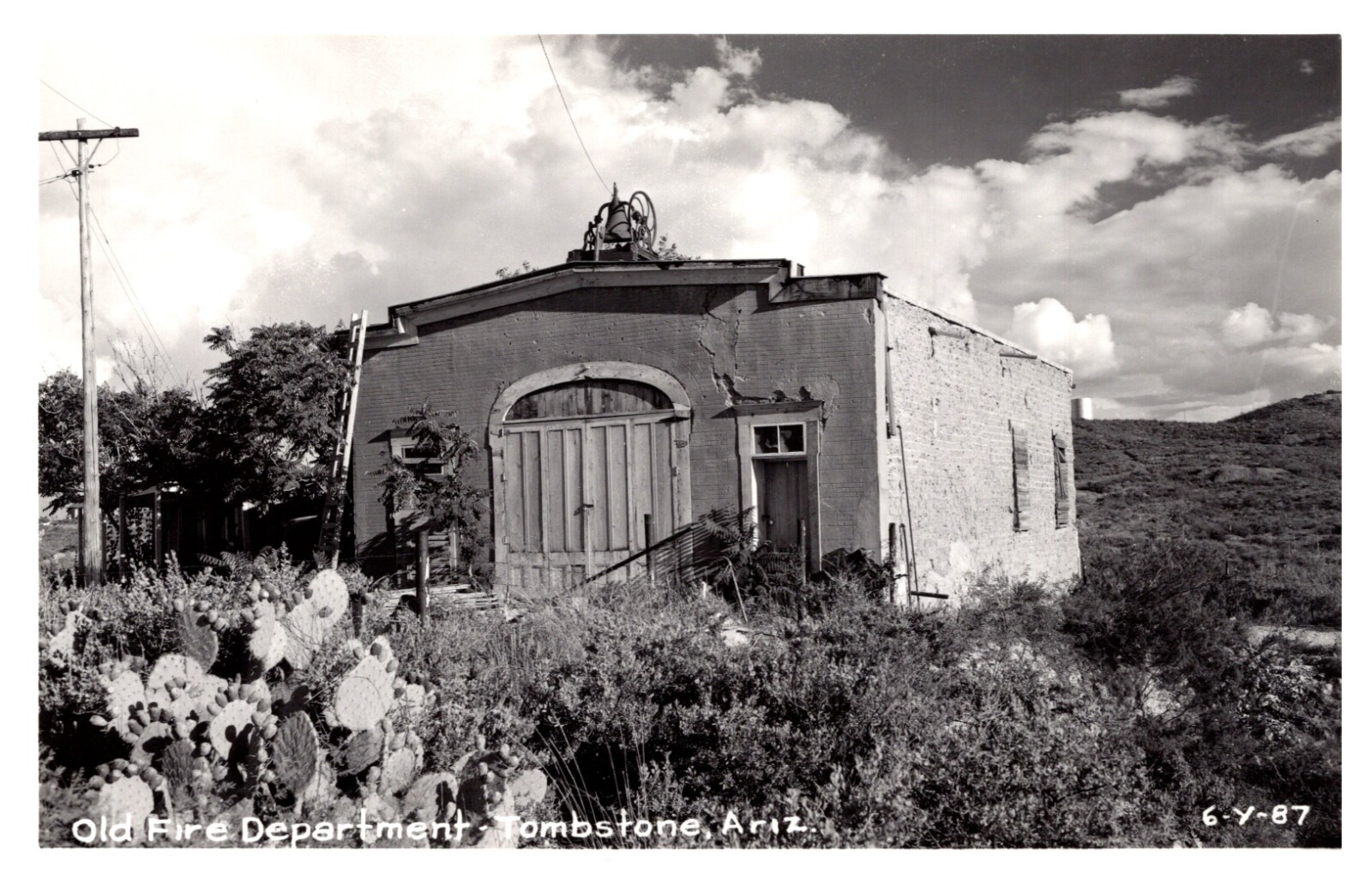 RPPC  Fire Department  Tombstone, Arizona Postcard Real Photo Postcard #349..