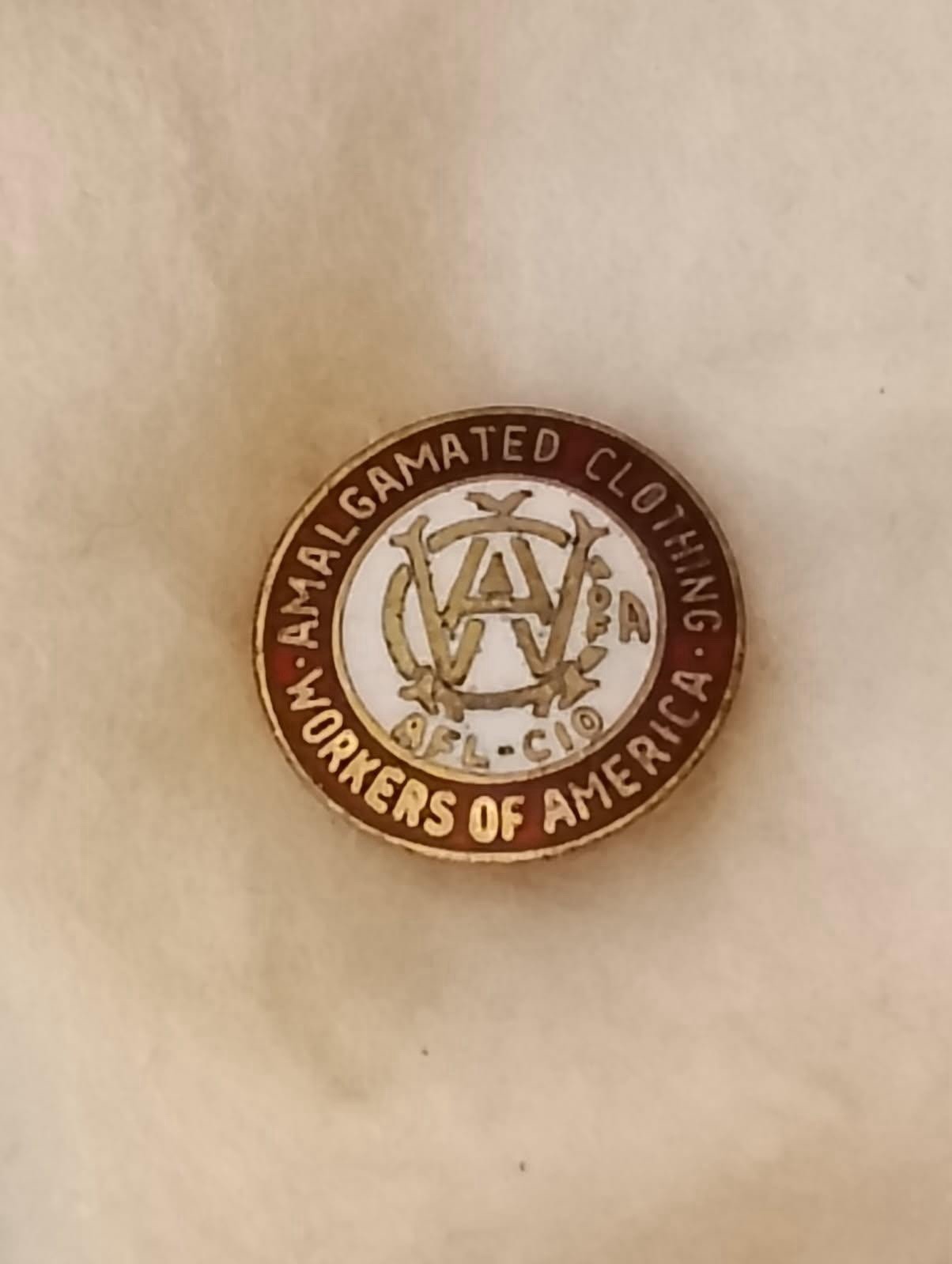 Amalgamated Clothing Workers of America Union Member Pin Vintage Clothing Amalgamated Clothing Workers of America Union Member Pin Vintage Clothing