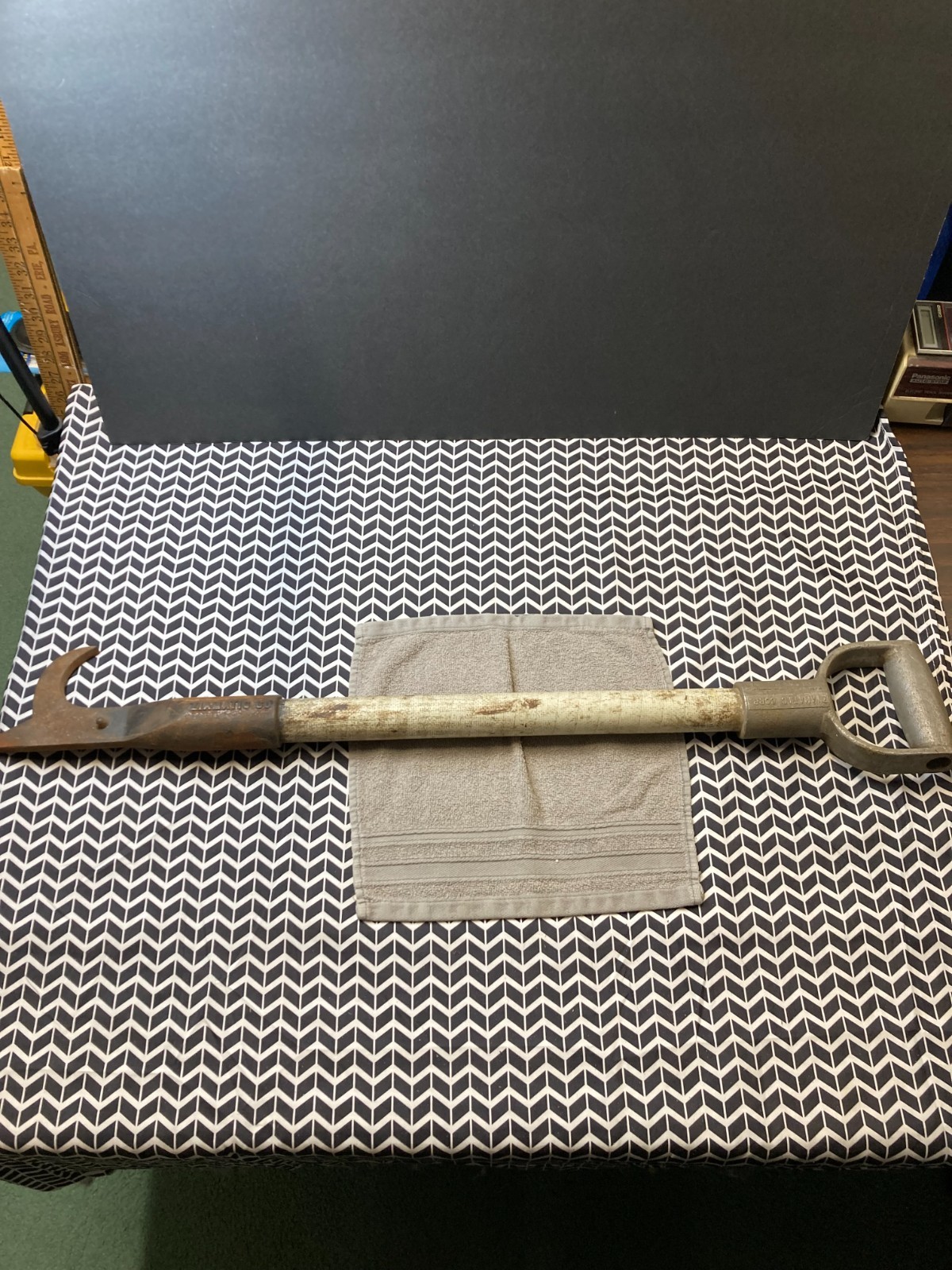 Vintage Ziamatic PIke pole hook Yardley PA fire fighting