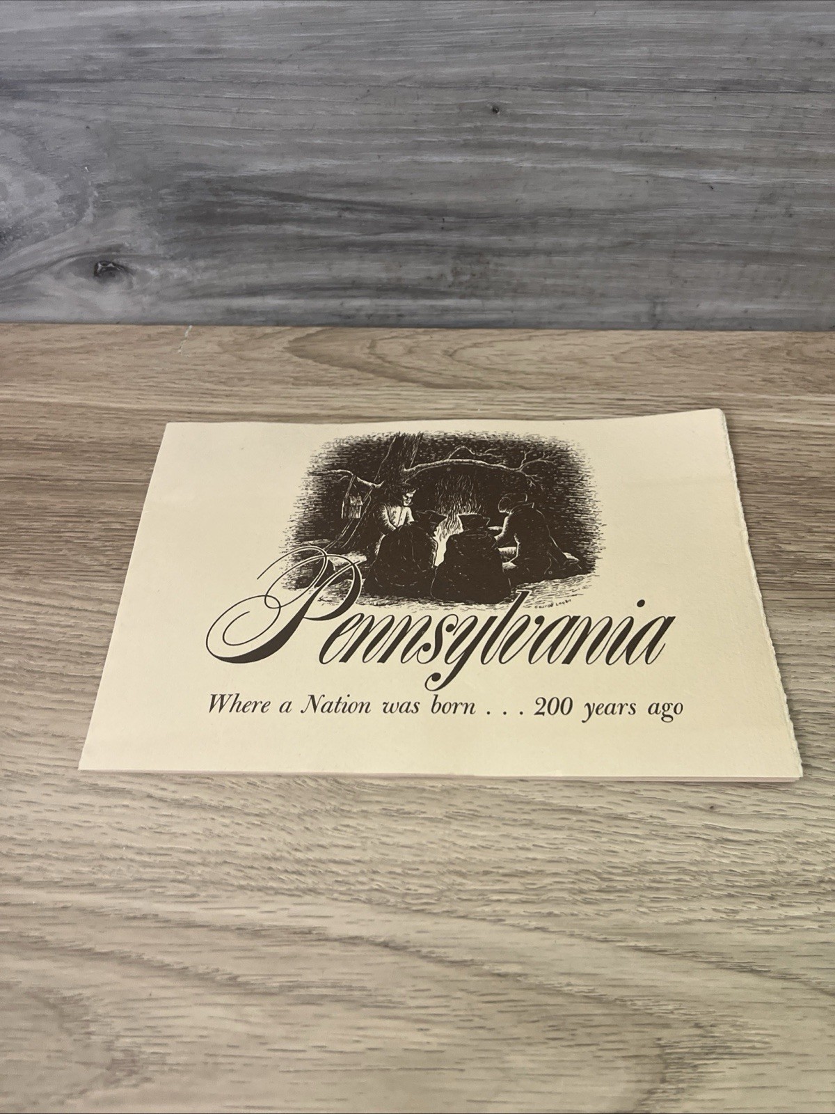Vintage Pennsylvania Bicentennial Booklet Where a Nation Was Born 200 Years Ago