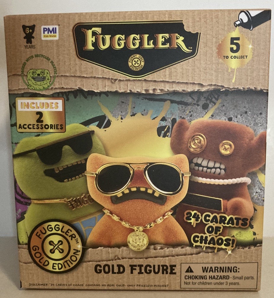 NIB ~ Blind Box Fuggler Gold Edition 24 Carats of Chaos Sealed Mystery Figure NIB ~ Blind Box Fuggler Gold Edition 24 Carats of Chaos Sealed Mystery Figure