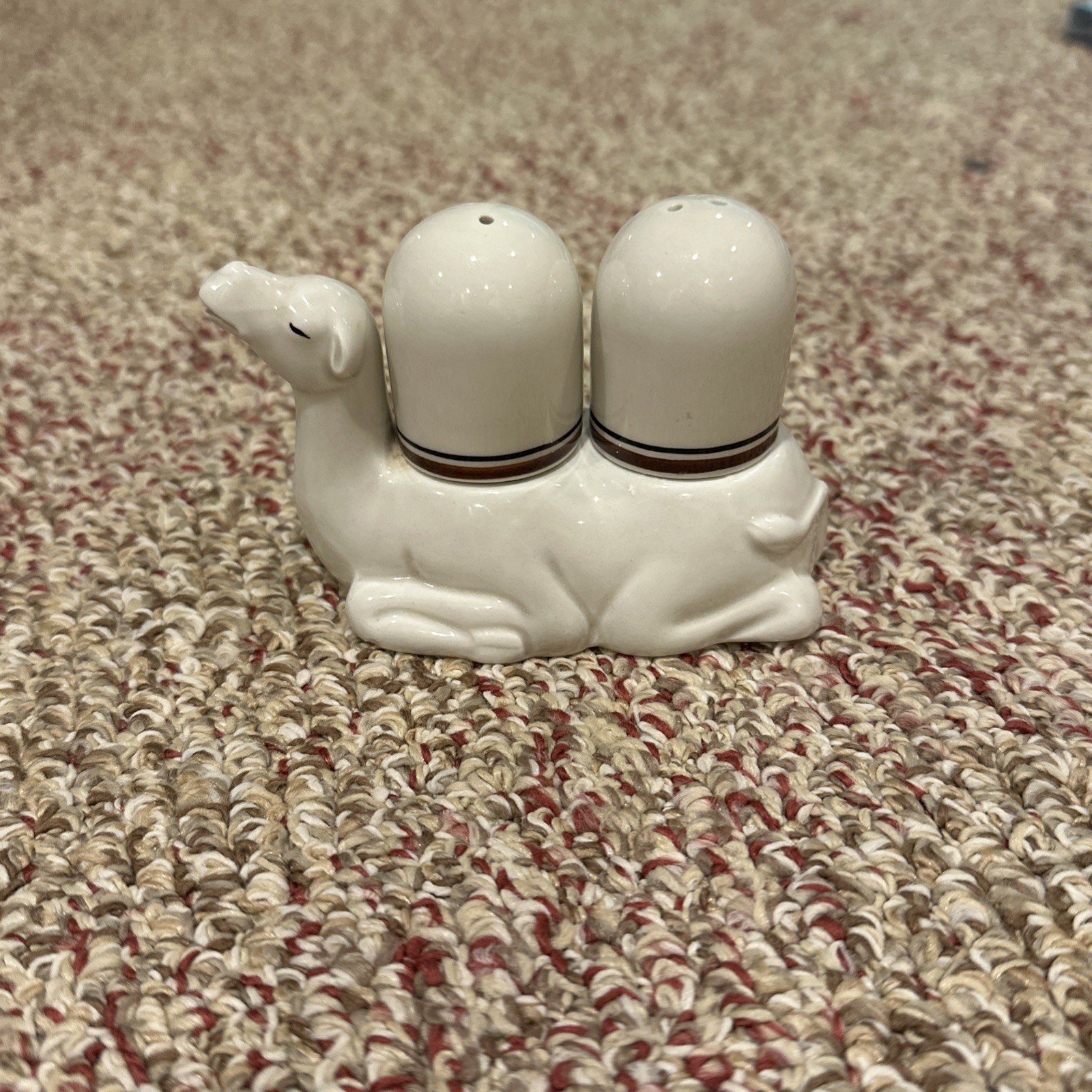 Vintage 1978 Rare Fitz & Floyd Bactrian Camel Salt Pepper Shakers HTF No Chips
