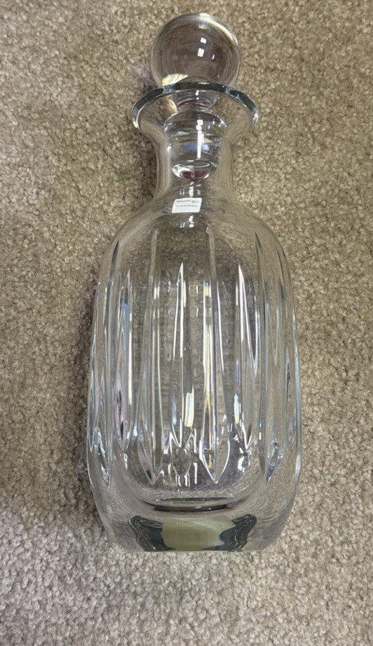 Reed & Barton Crystal Soho Rounded Rare Decanter NWT And Original Box Fast Ship Reed & Barton Crystal Soho Rounded Rare Decanter NWT And Original Box Fast Ship